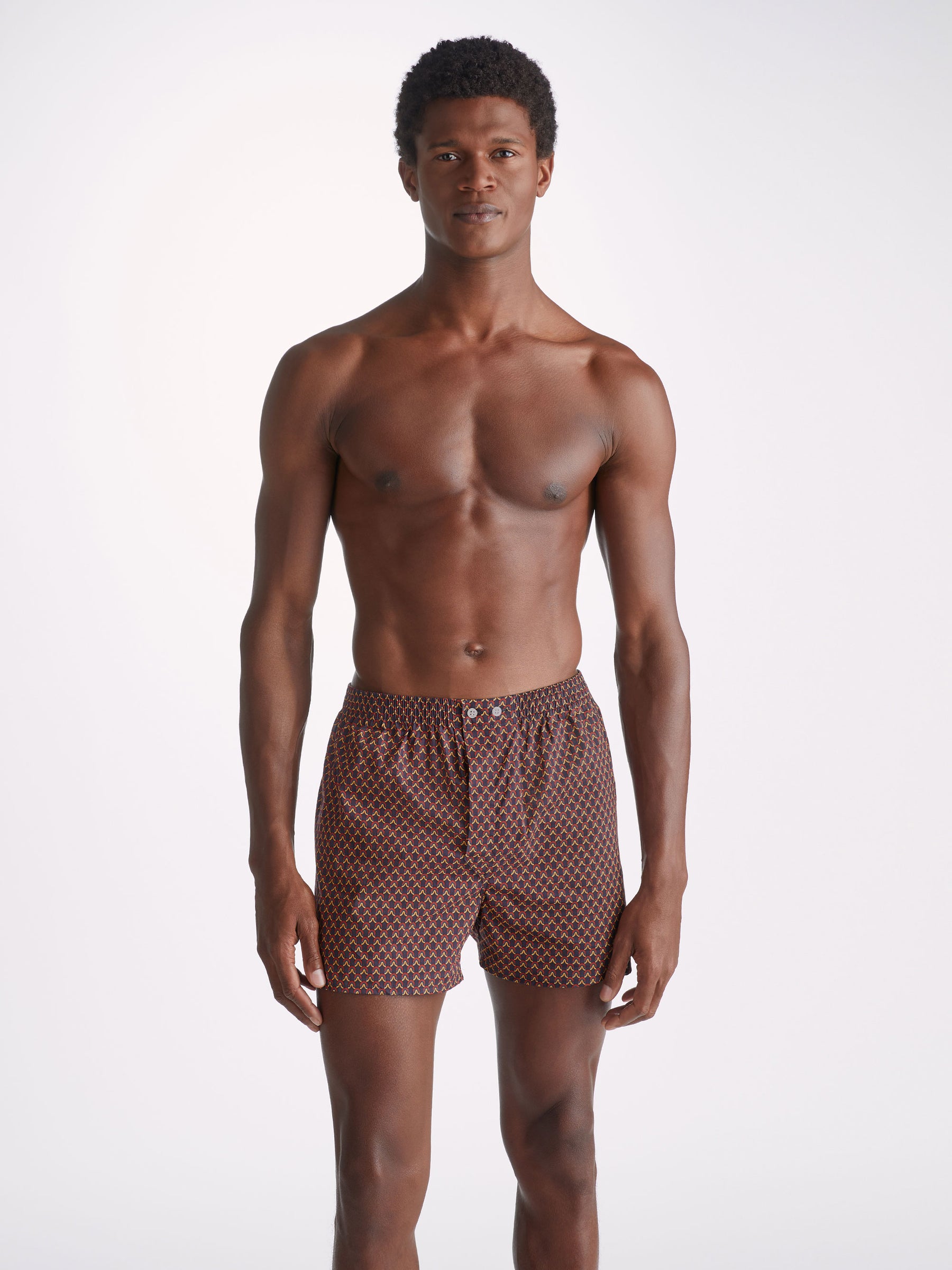 Men's Classic Fit Boxers Ledbury 65 Cotton Batiste Multi