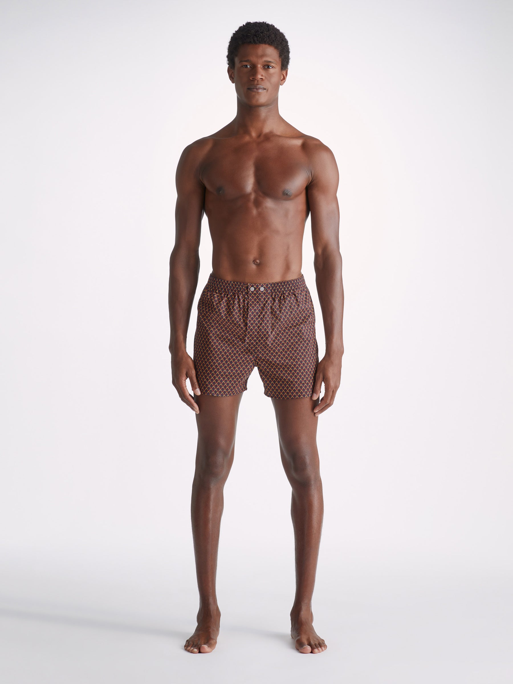Men's Classic Fit Boxers Ledbury 65 Cotton Batiste Multi