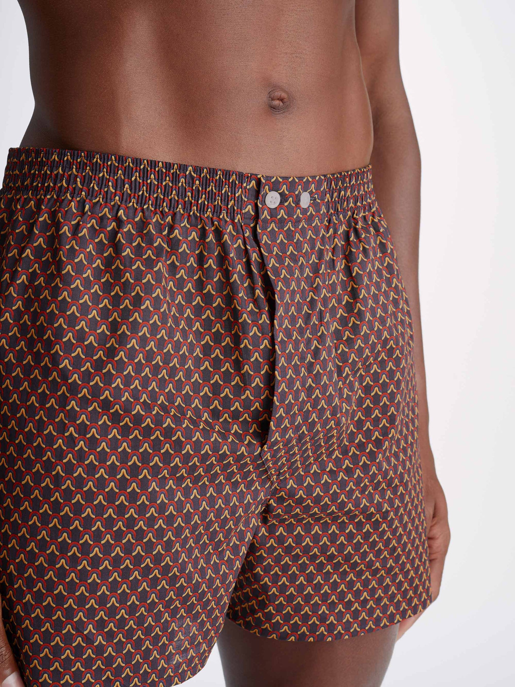 Men's Classic Fit Boxers Ledbury 65 Cotton Batiste Multi