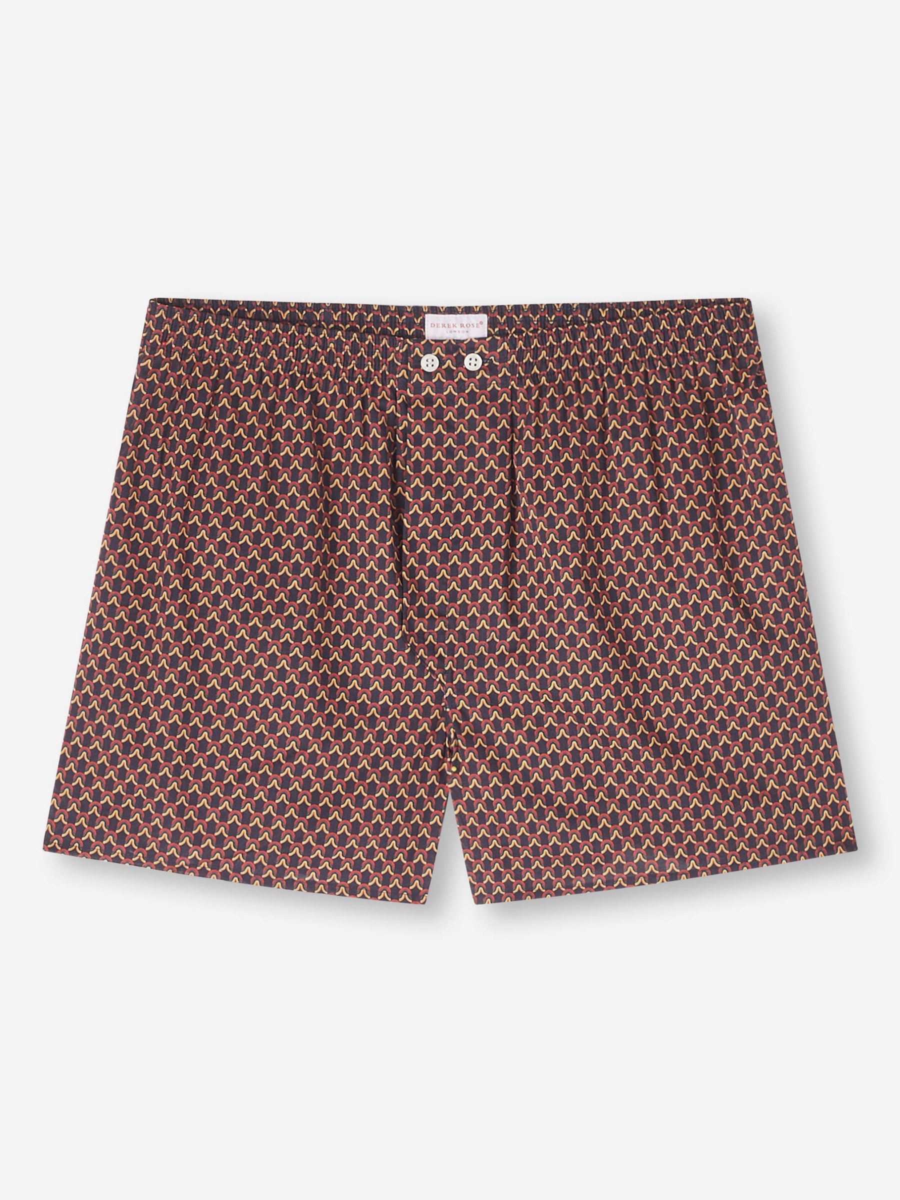 Men's Classic Fit Boxers Ledbury 65 Cotton Batiste Multi