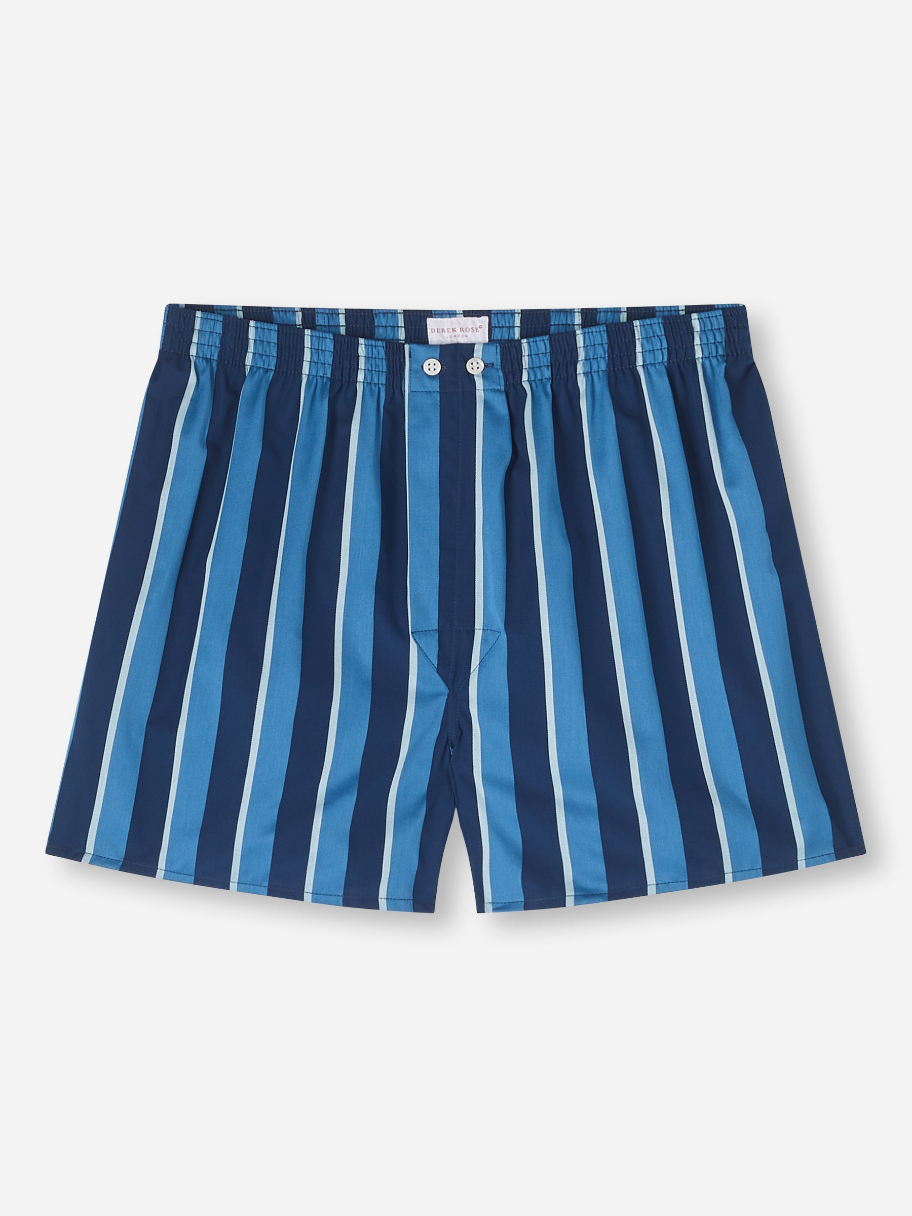 Men's Classic Fit Boxers Royal 220 Cotton Blue