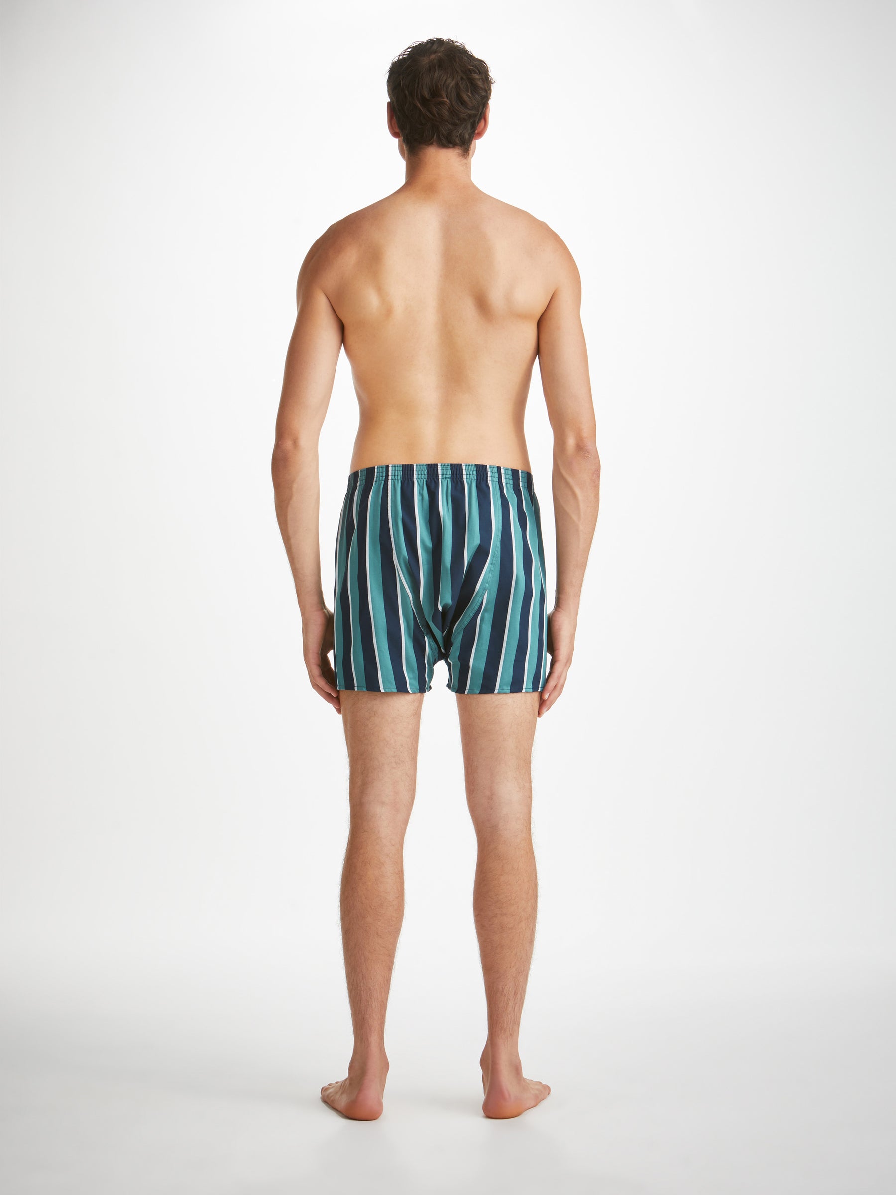 Men's Classic Fit Boxers Royal 221 Cotton Teal