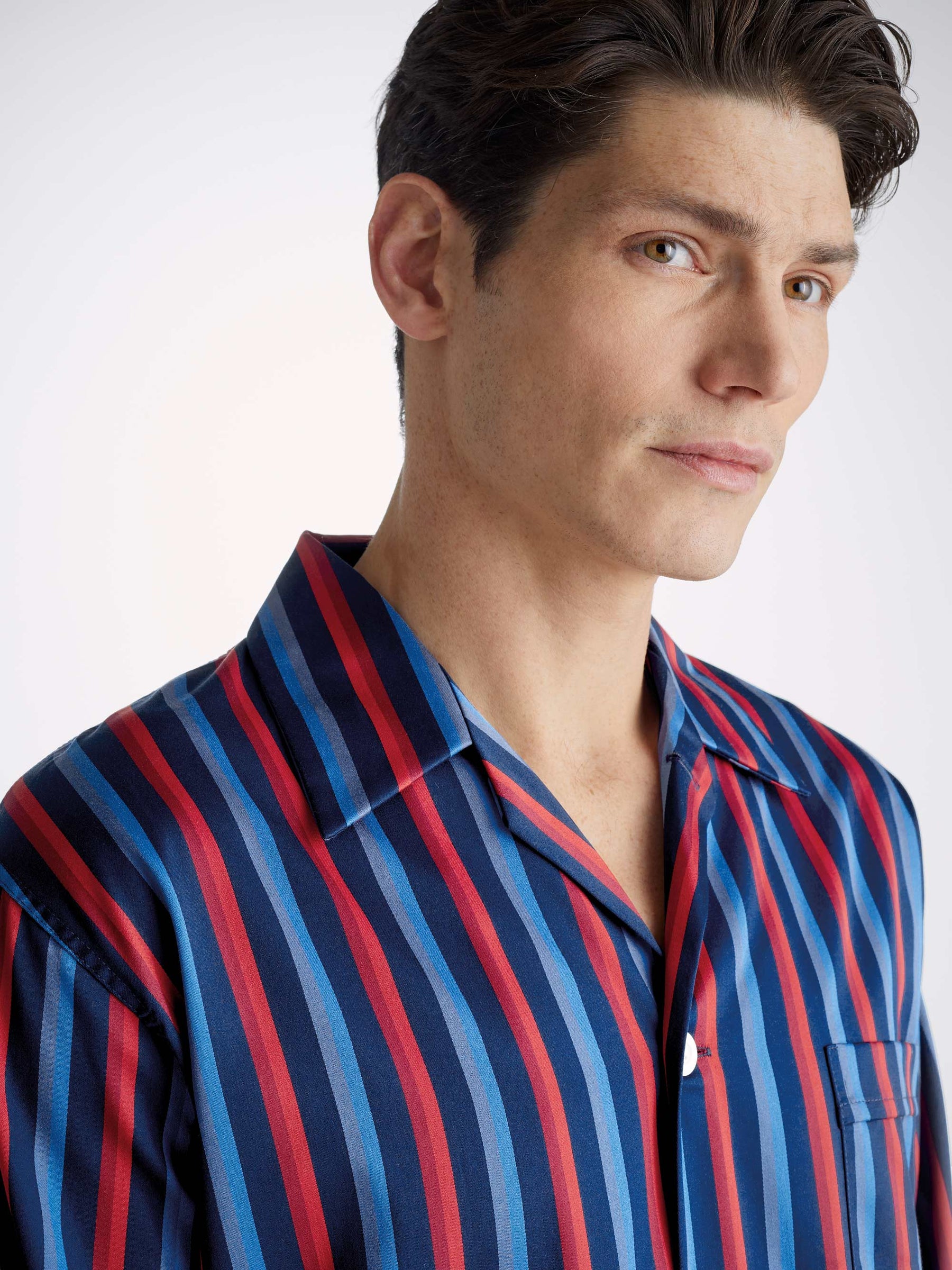 Men's Classic Fit Pajamas Wellington 55 Cotton Navy