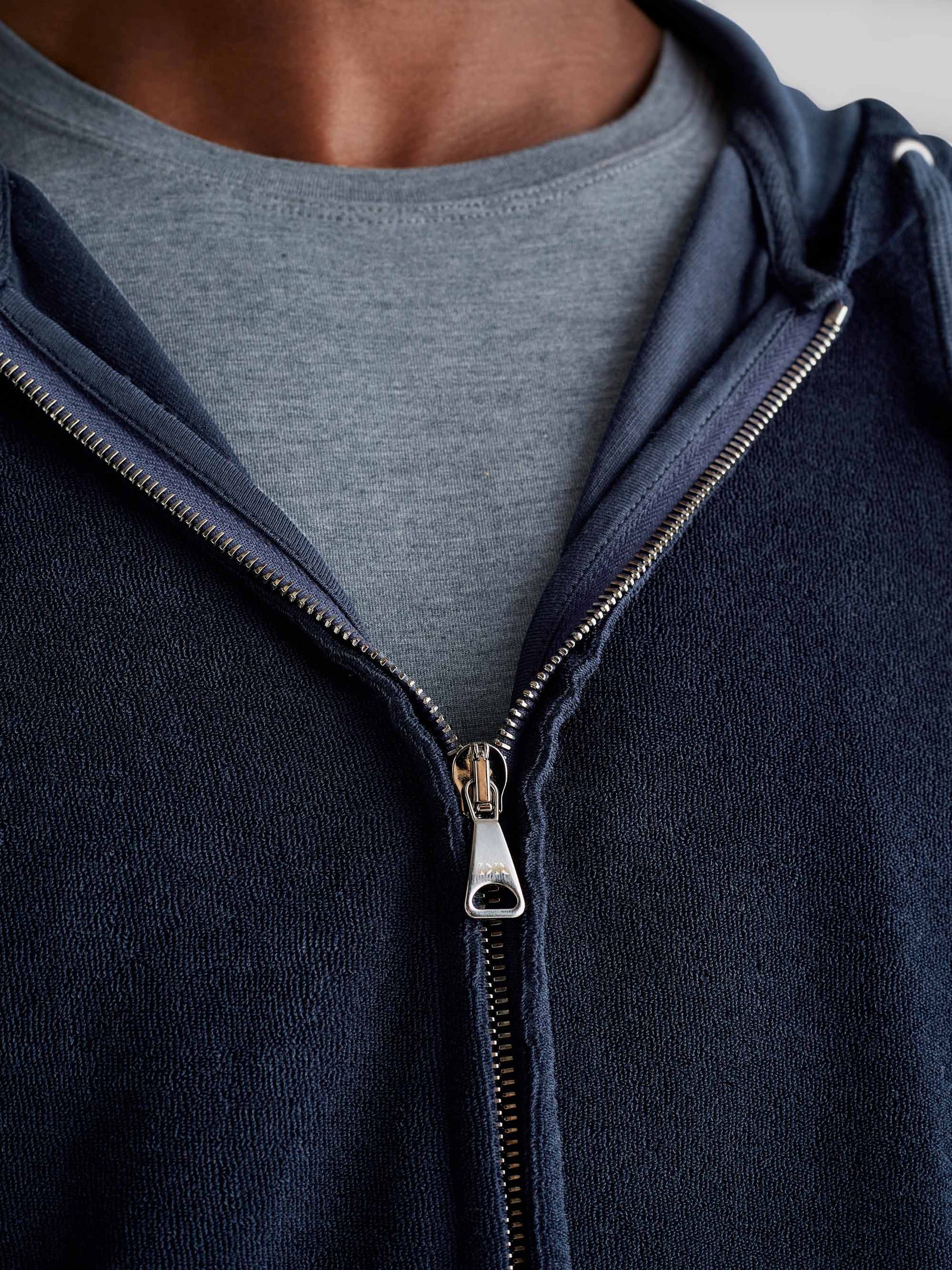 Men's Hoodie Isaac Terry Cotton Navy