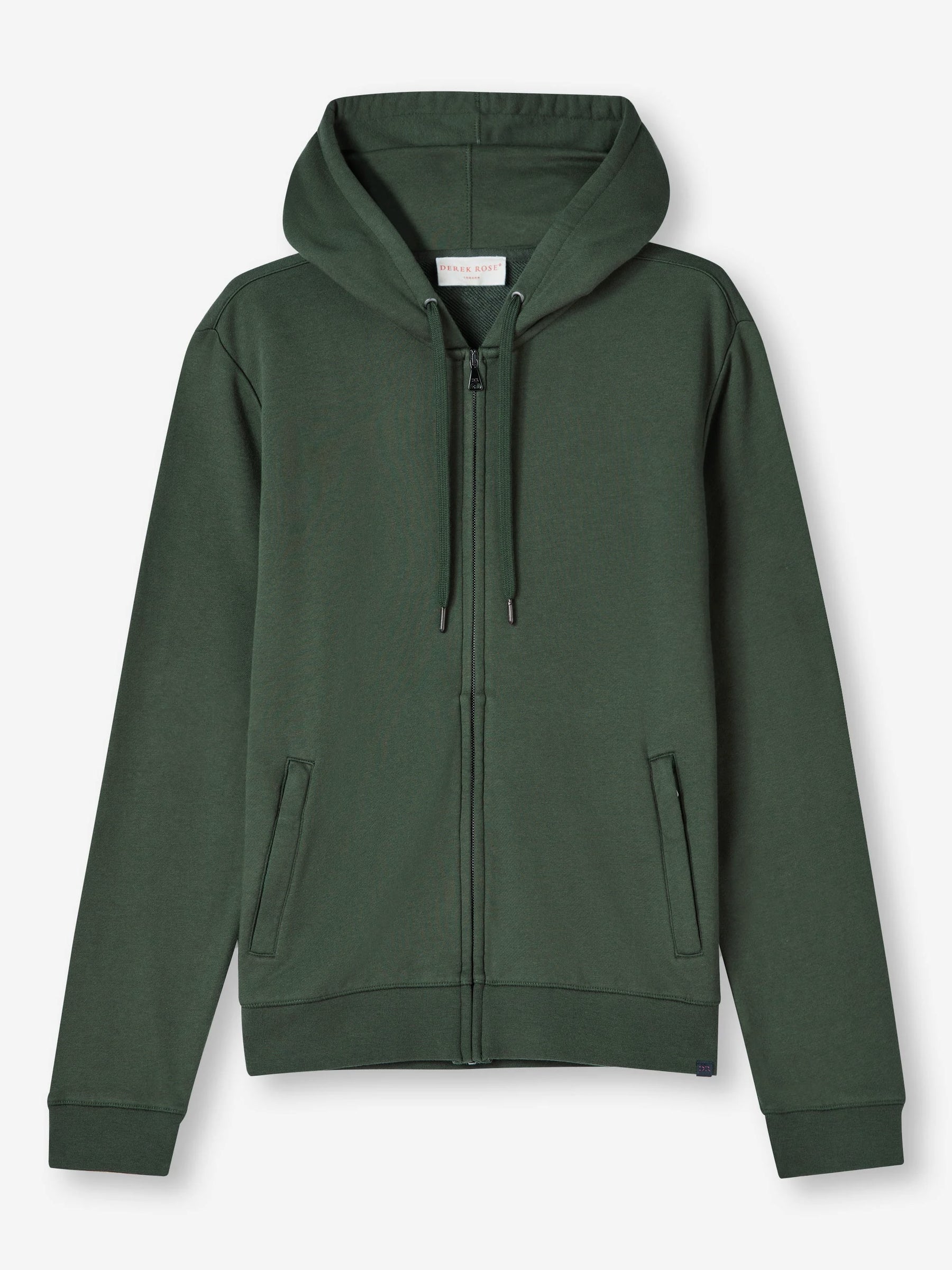 Men's Hoodie Quinn Cotton Modal Hunter Green