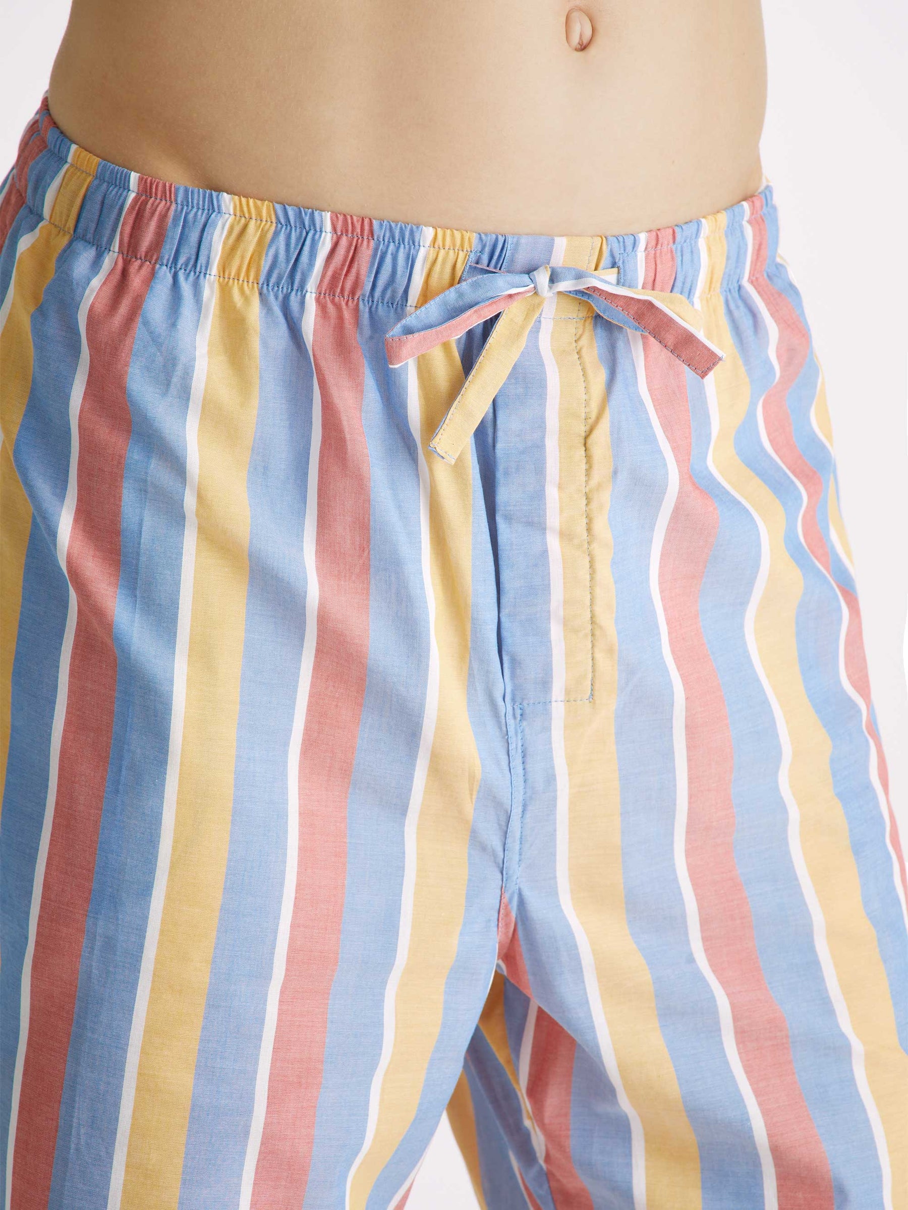 Men's Lounge Shorts Amalfi 19 Cotton Batiste Multi