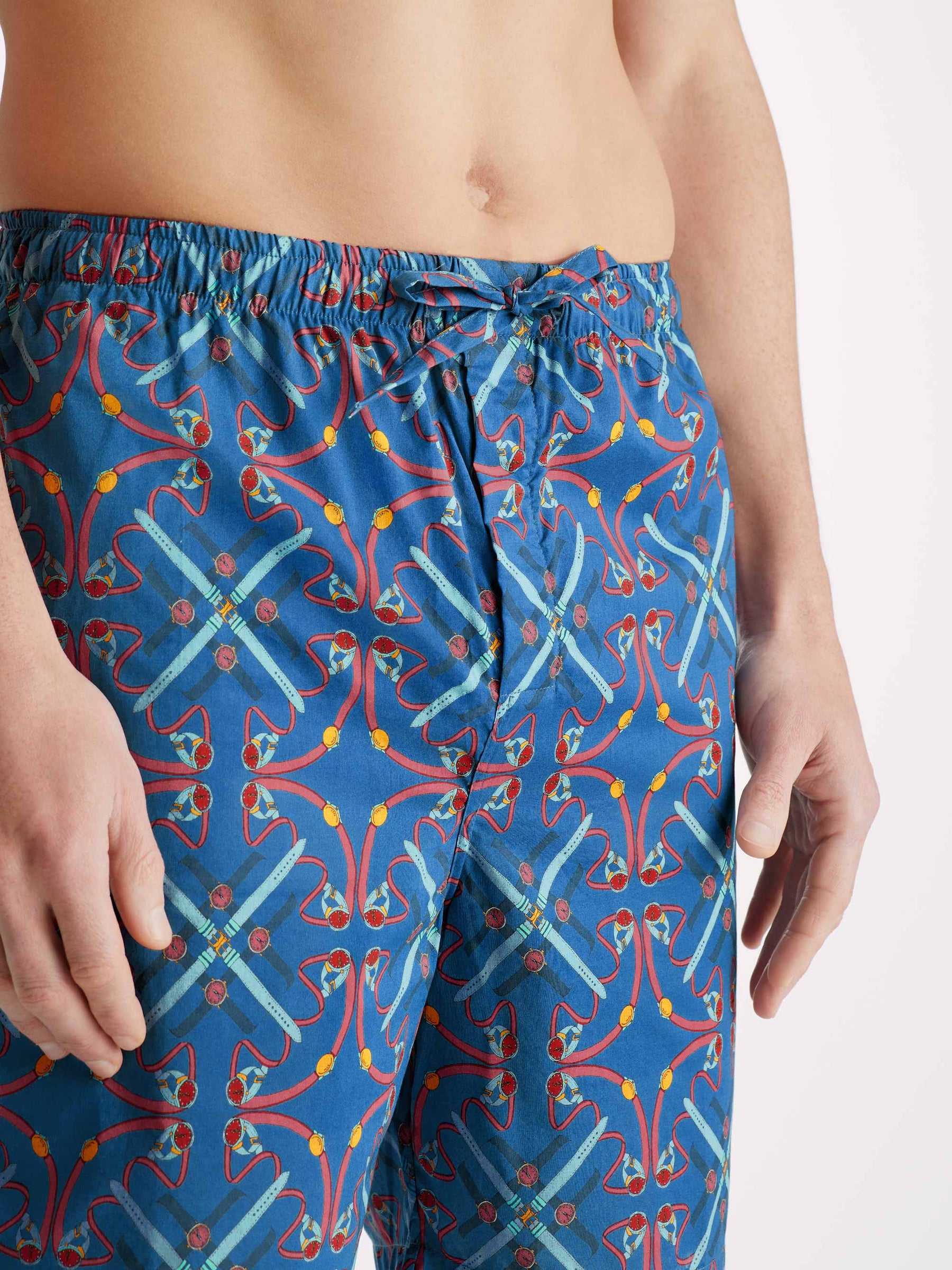Men's Lounge Shorts Ledbury 64 Cotton Batiste Multi