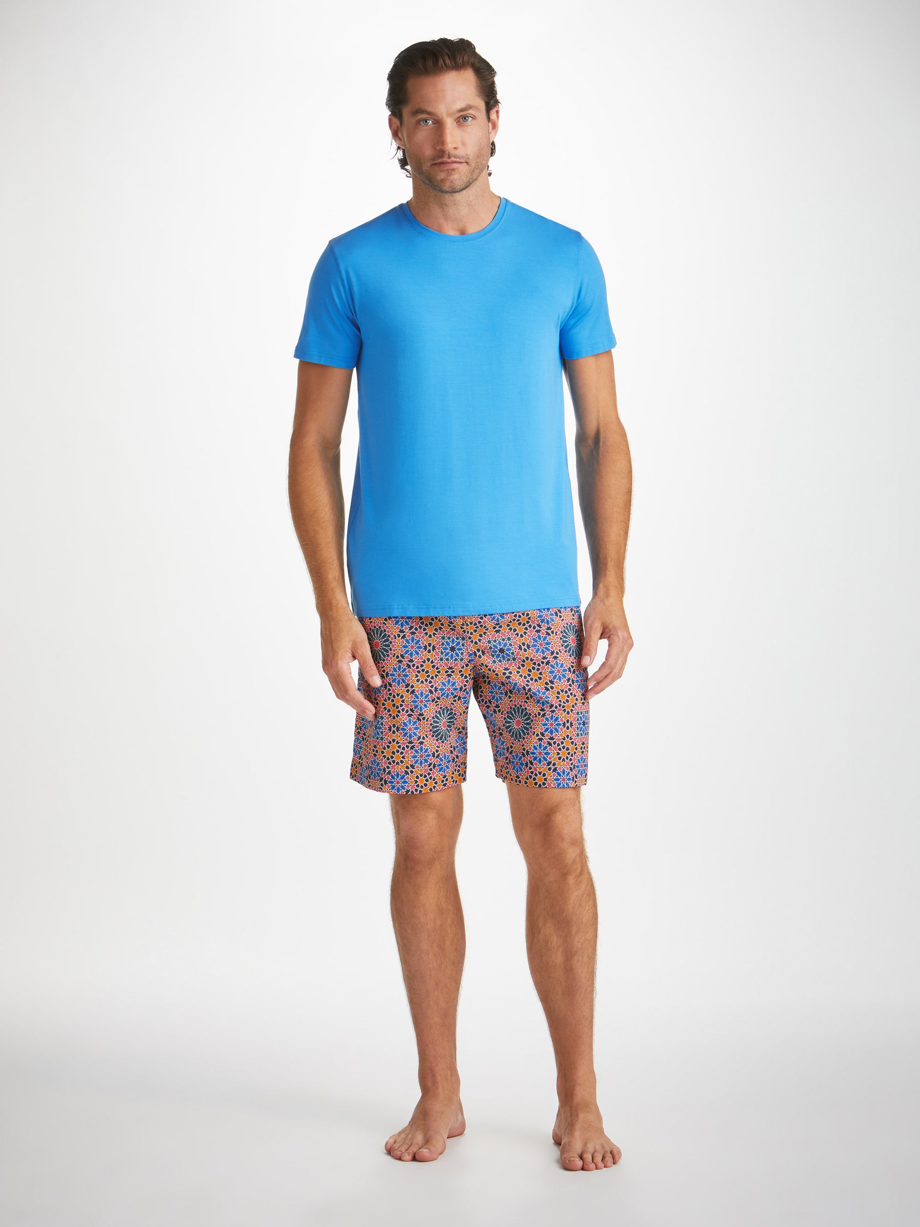 Men's Lounge Shorts Ledbury 69 Cotton Batiste Multi