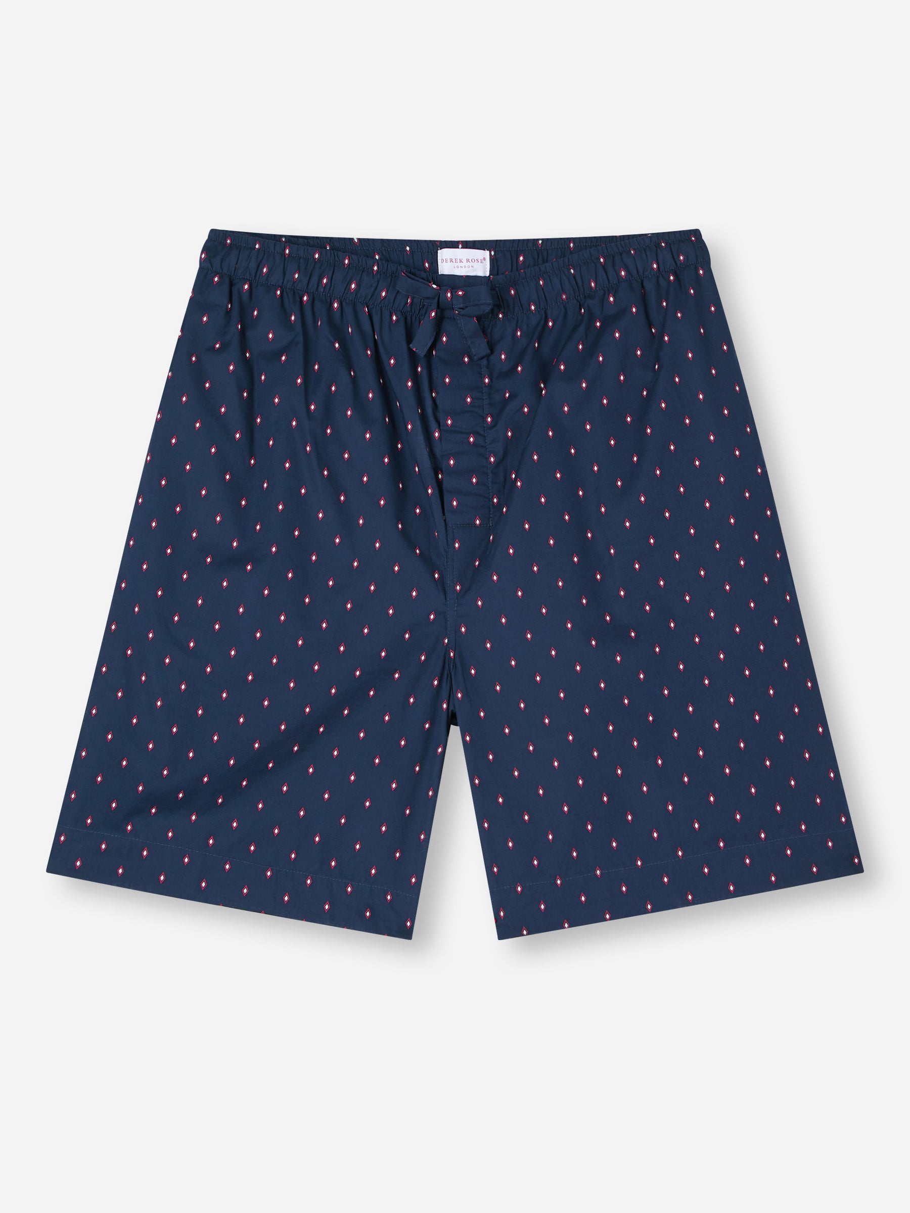 Men's Lounge Shorts Nelson 96 Cotton Batiste Navy
