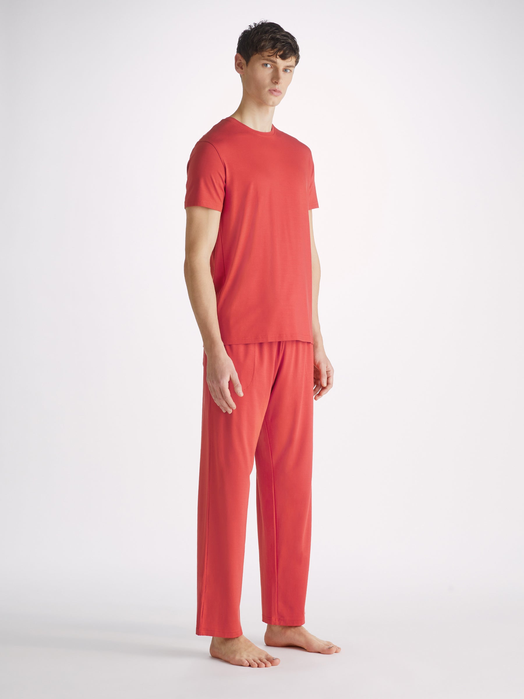 Men's Lounge Trousers Basel Micro Modal Stretch Paprika