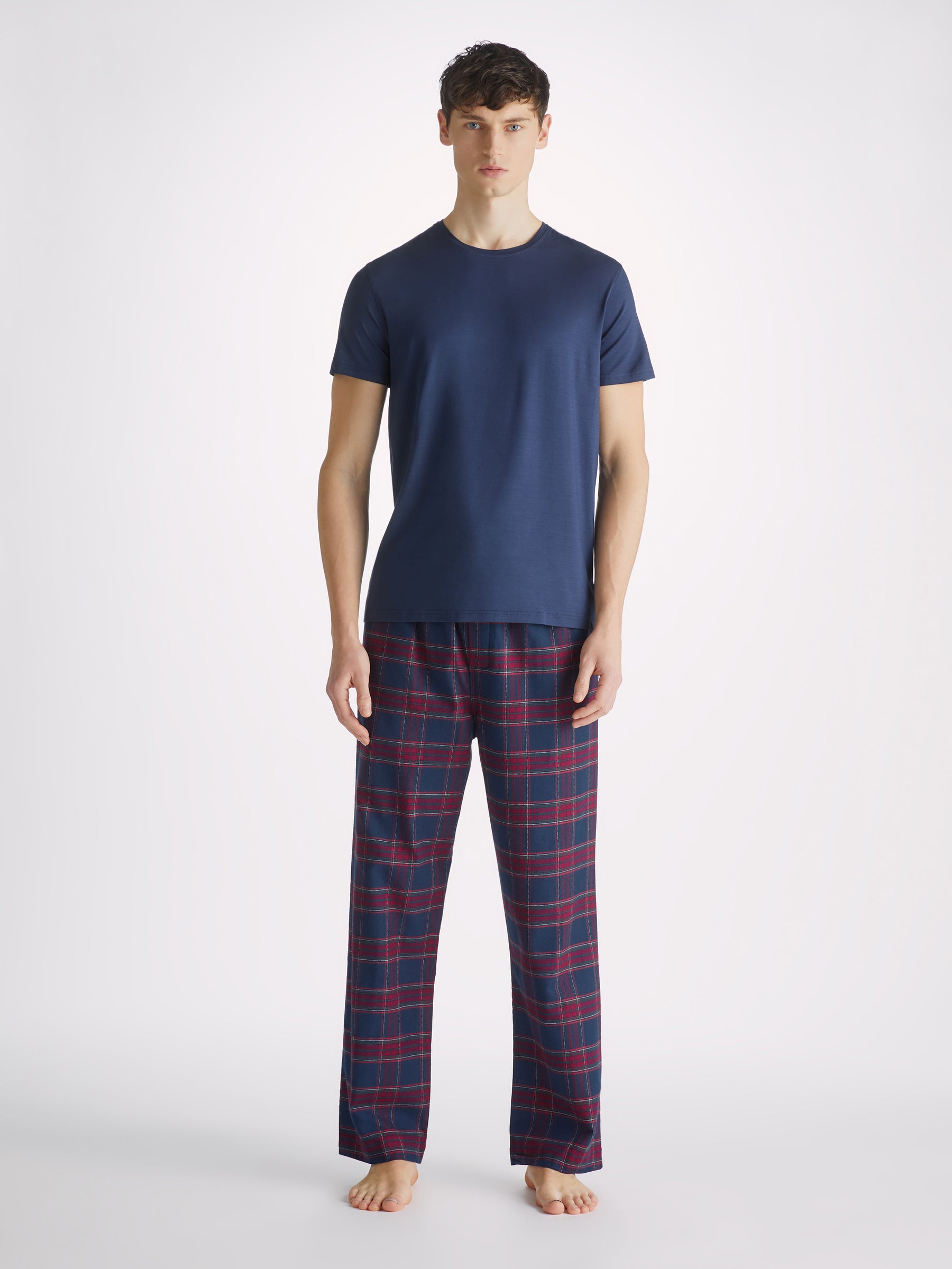 Men's Lounge Trousers Kelburn 36 Brushed Cotton Multi