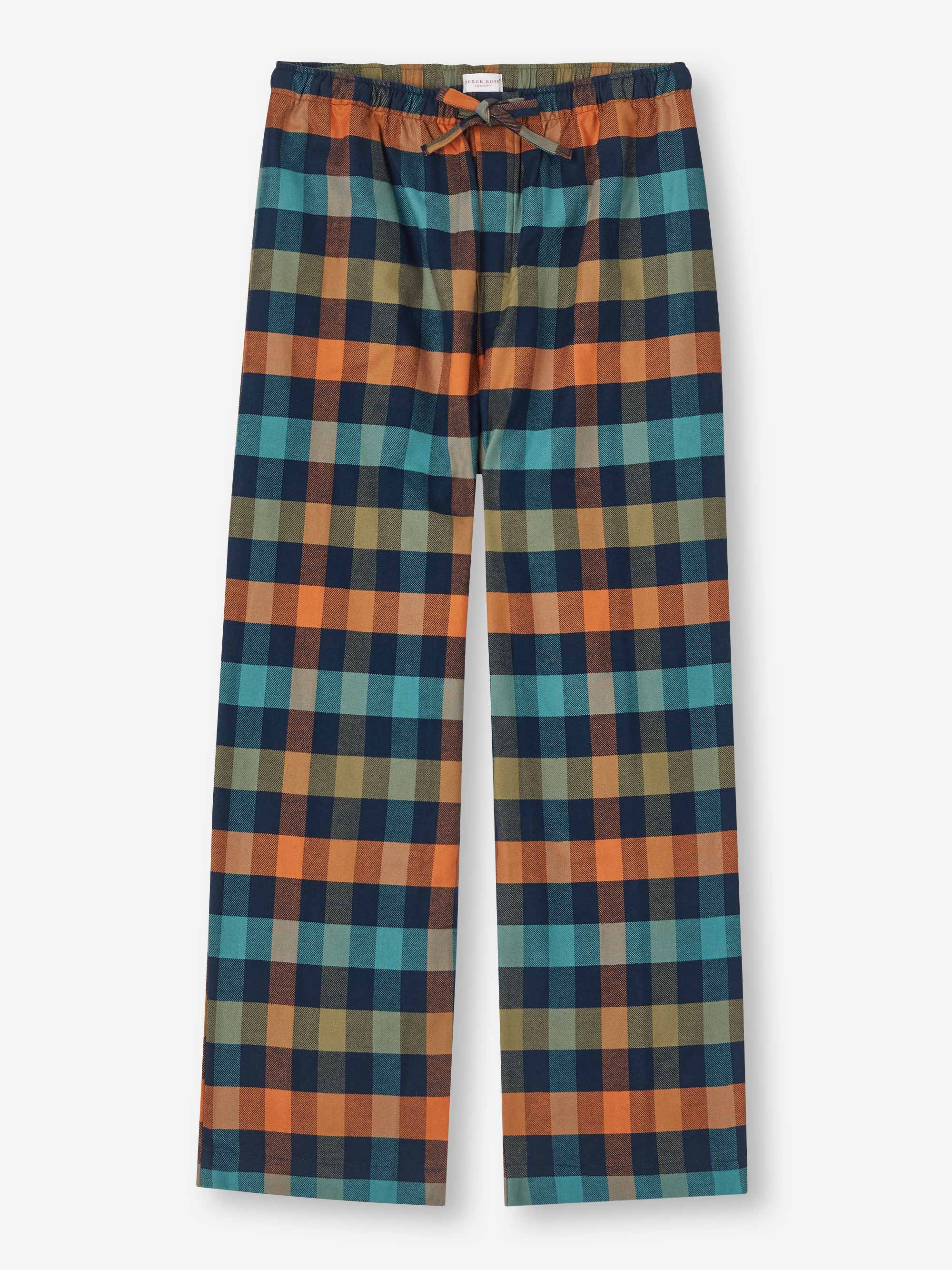 Men's Lounge Trousers Kelburn 40 Brushed Cotton Multi