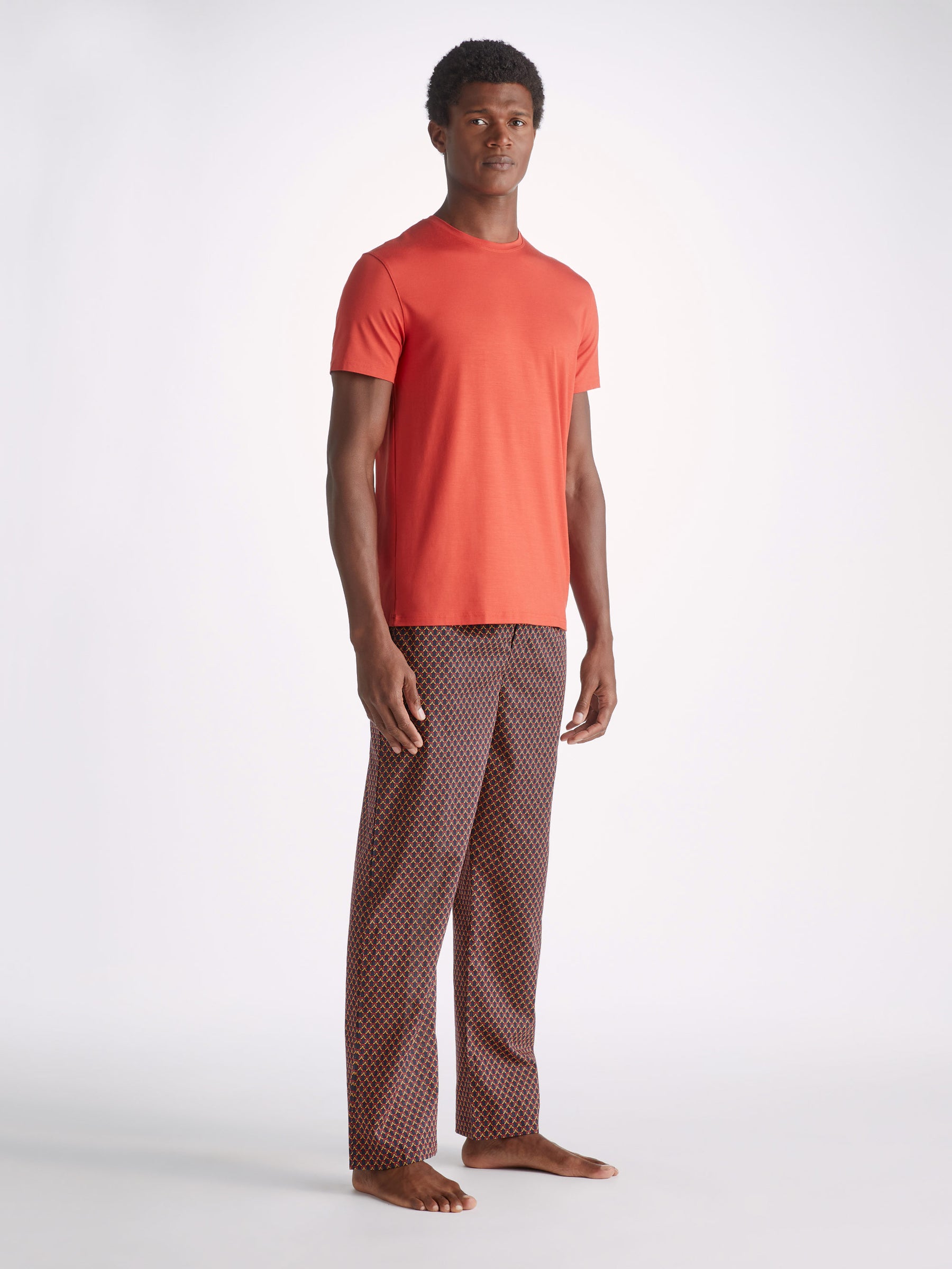 Men's Lounge Trousers Ledbury 65 Brushed Cotton Multi