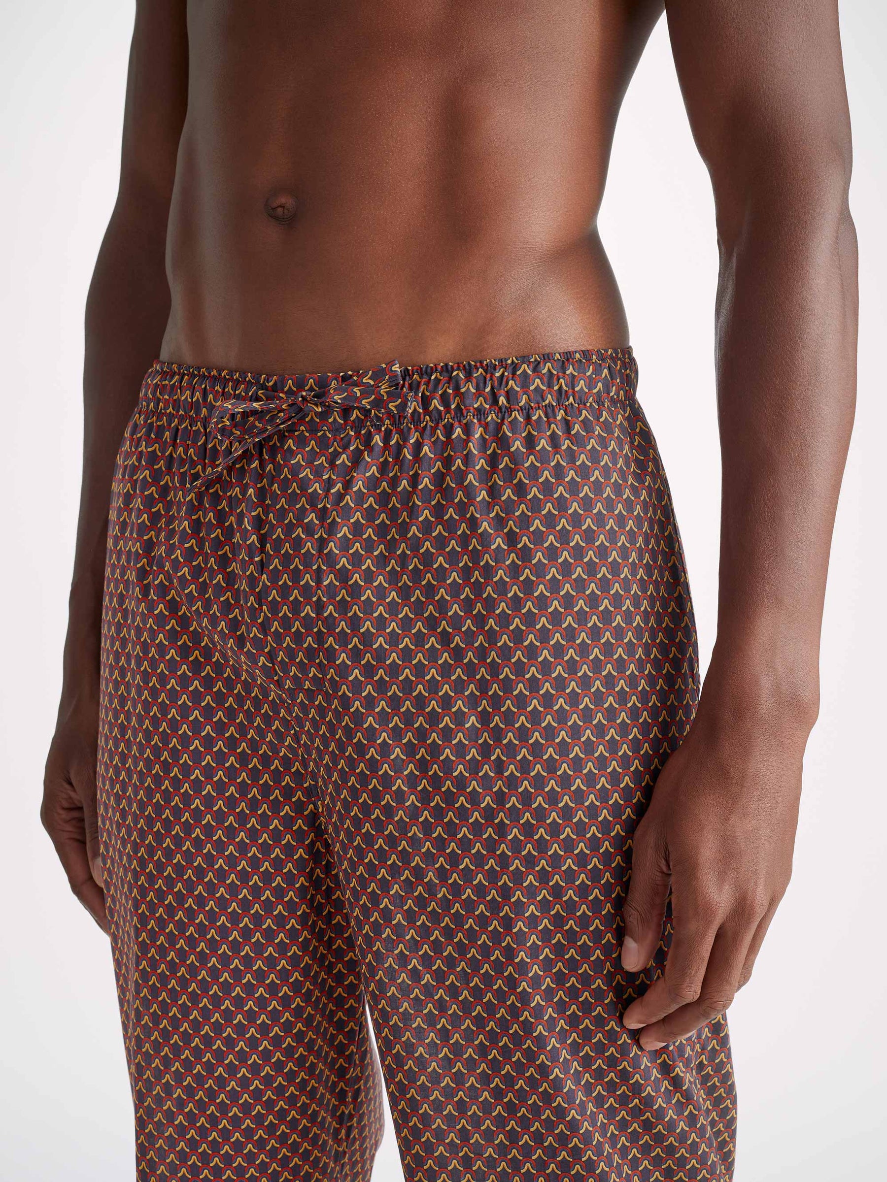 Men's Lounge Trousers Ledbury 65 Brushed Cotton Multi
