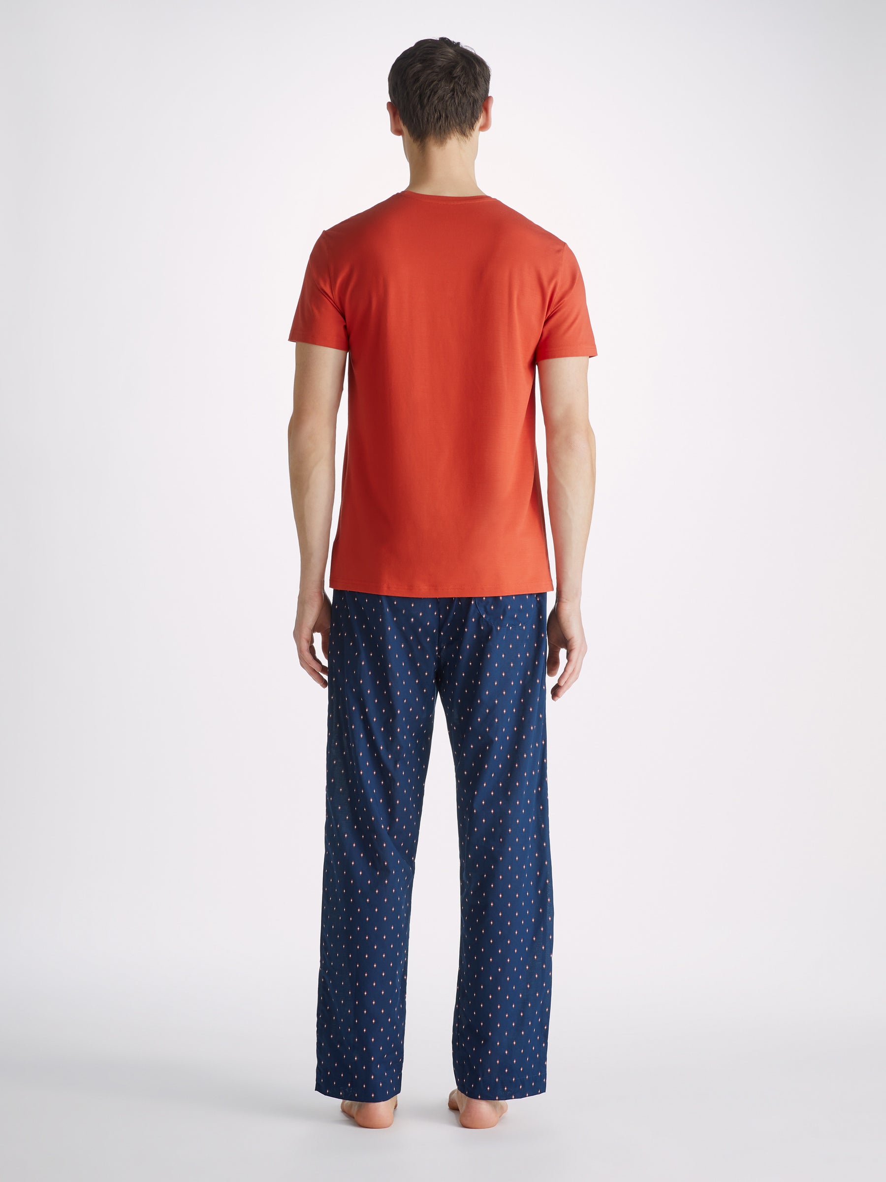 Men's Lounge Trousers Nelson 96 Cotton Batiste Navy
