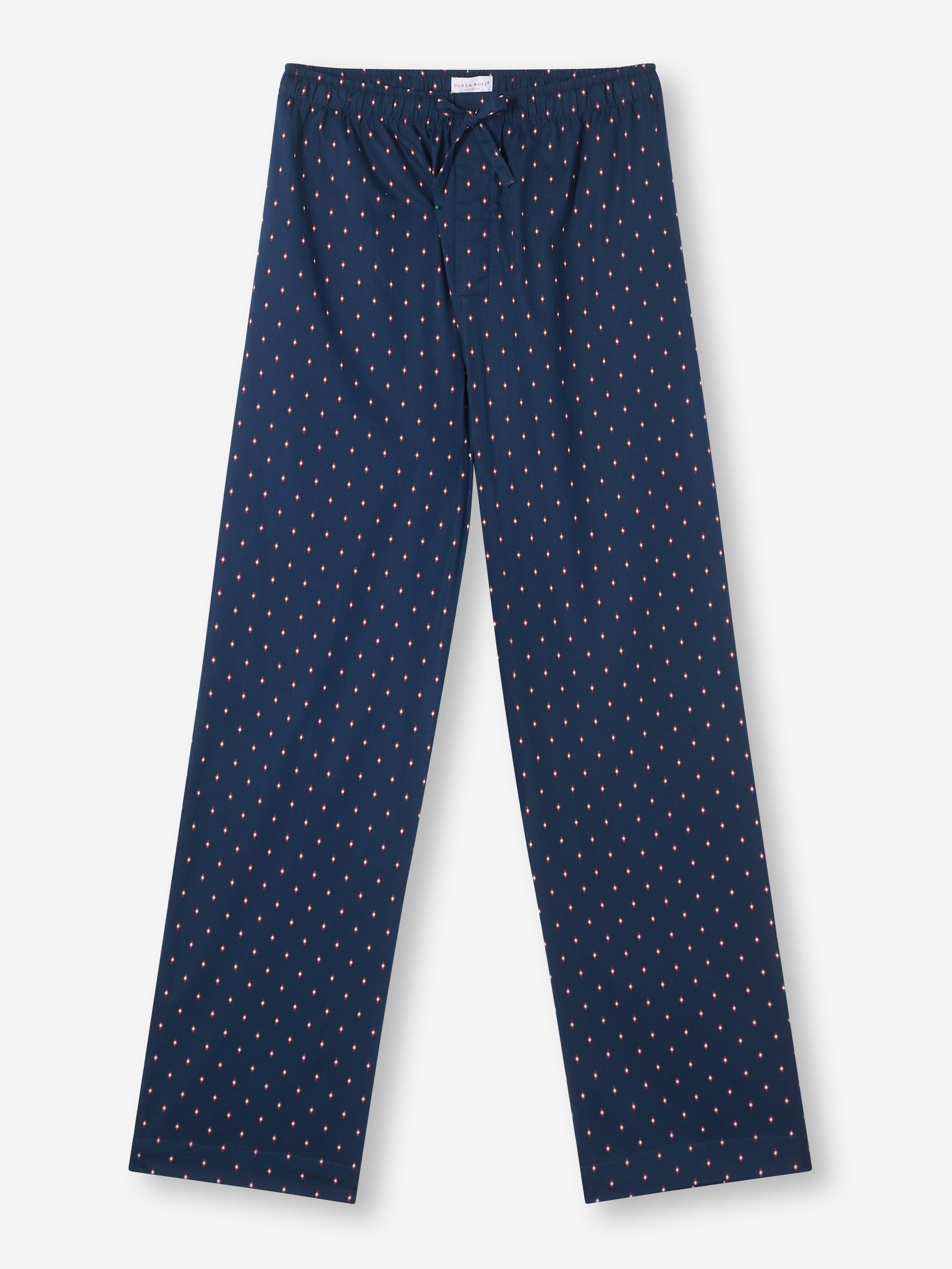 Men's Lounge Trousers Nelson 96 Cotton Batiste Navy