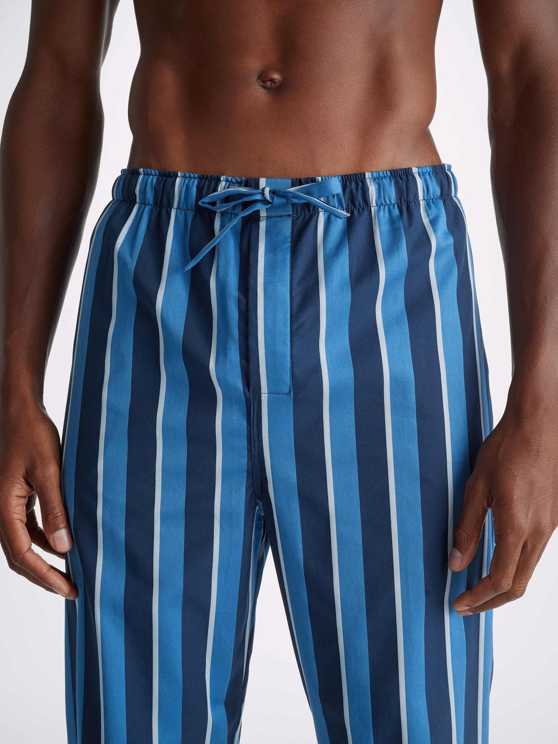 Men's Lounge Trousers Royal 220 Cotton Blue