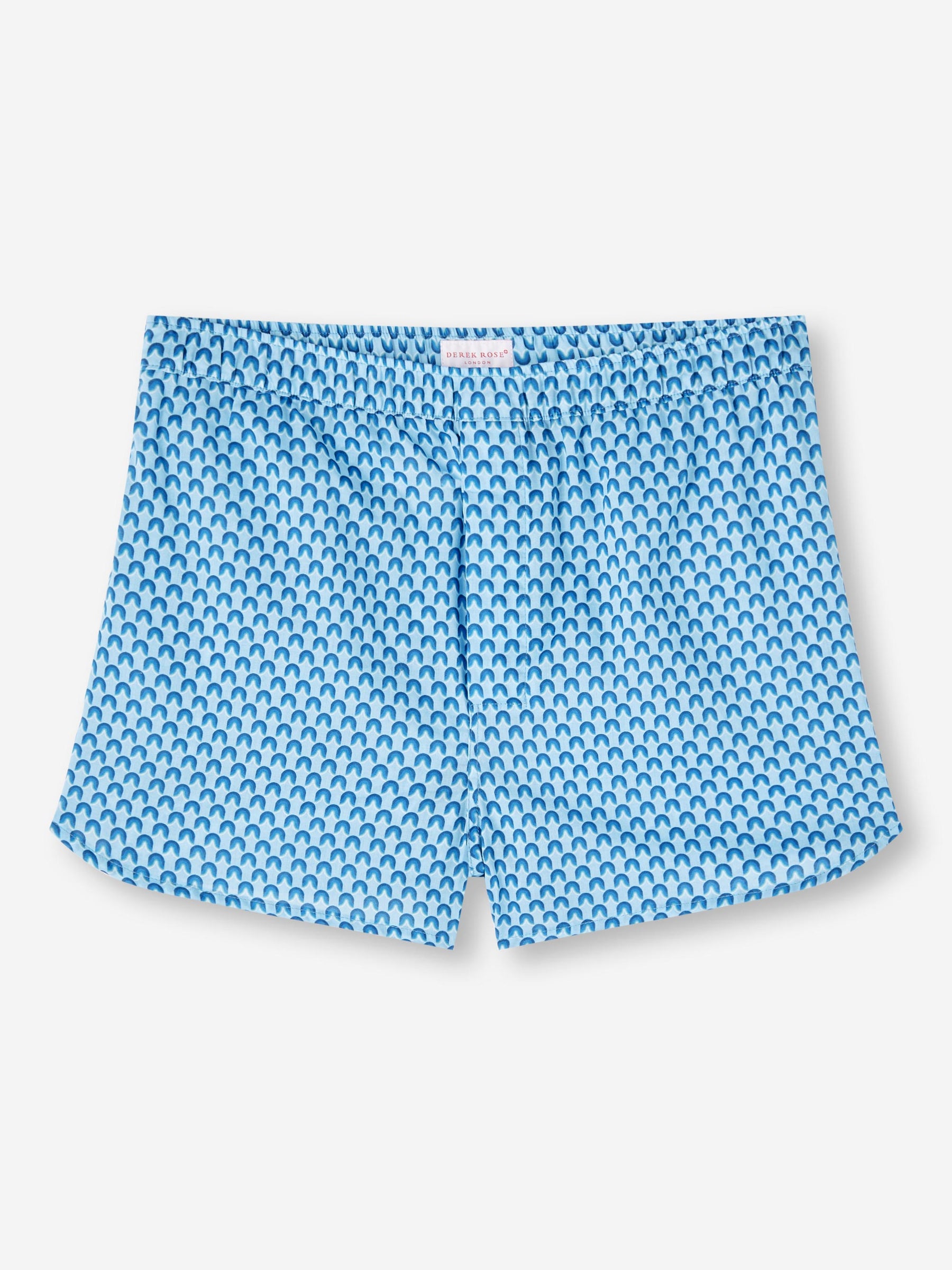 Men's Modern Fit Boxers Ledbury 65 Cotton Batiste Blue