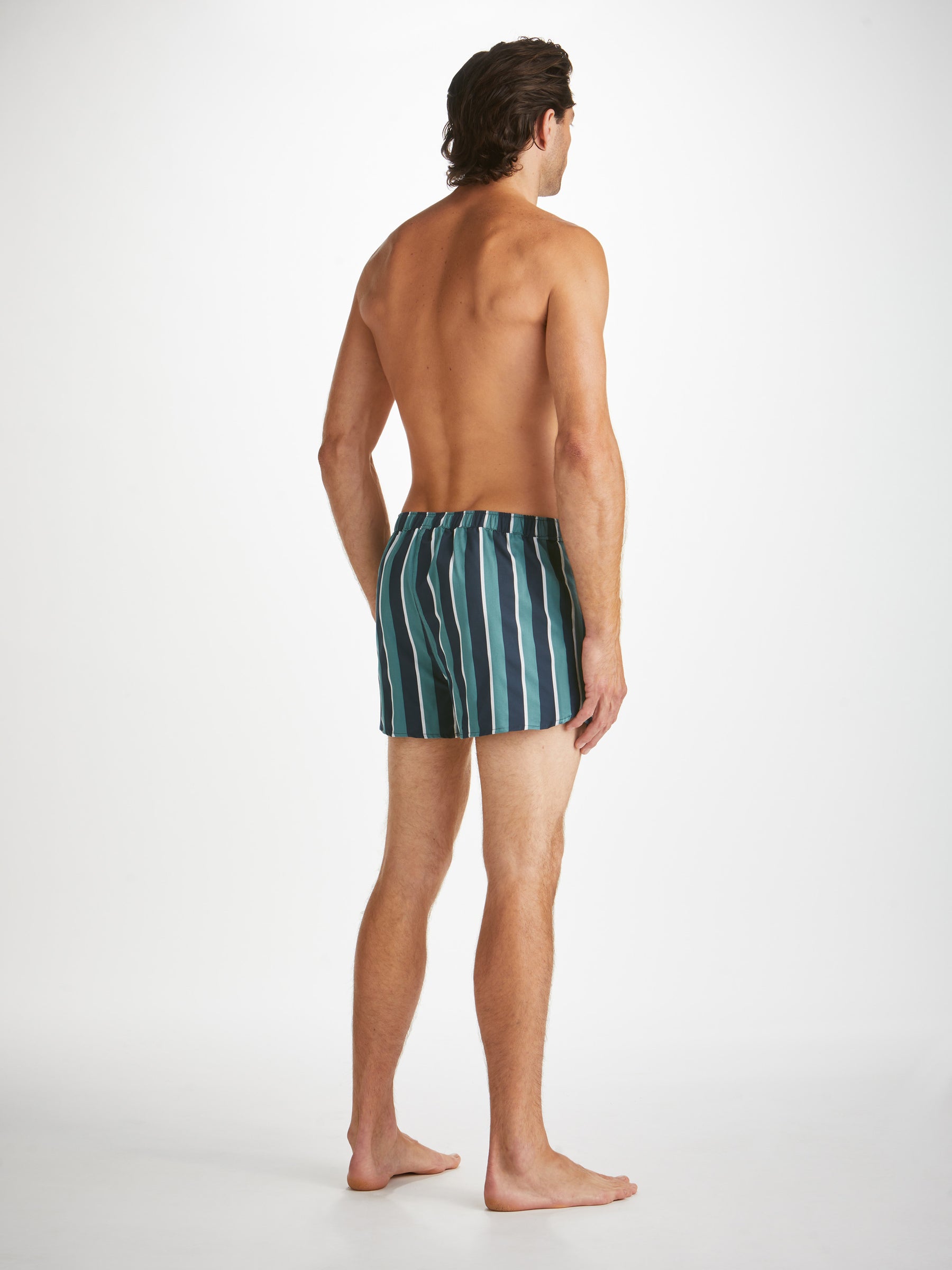 Men's Modern Fit Boxers Royal 221 Cotton Teal