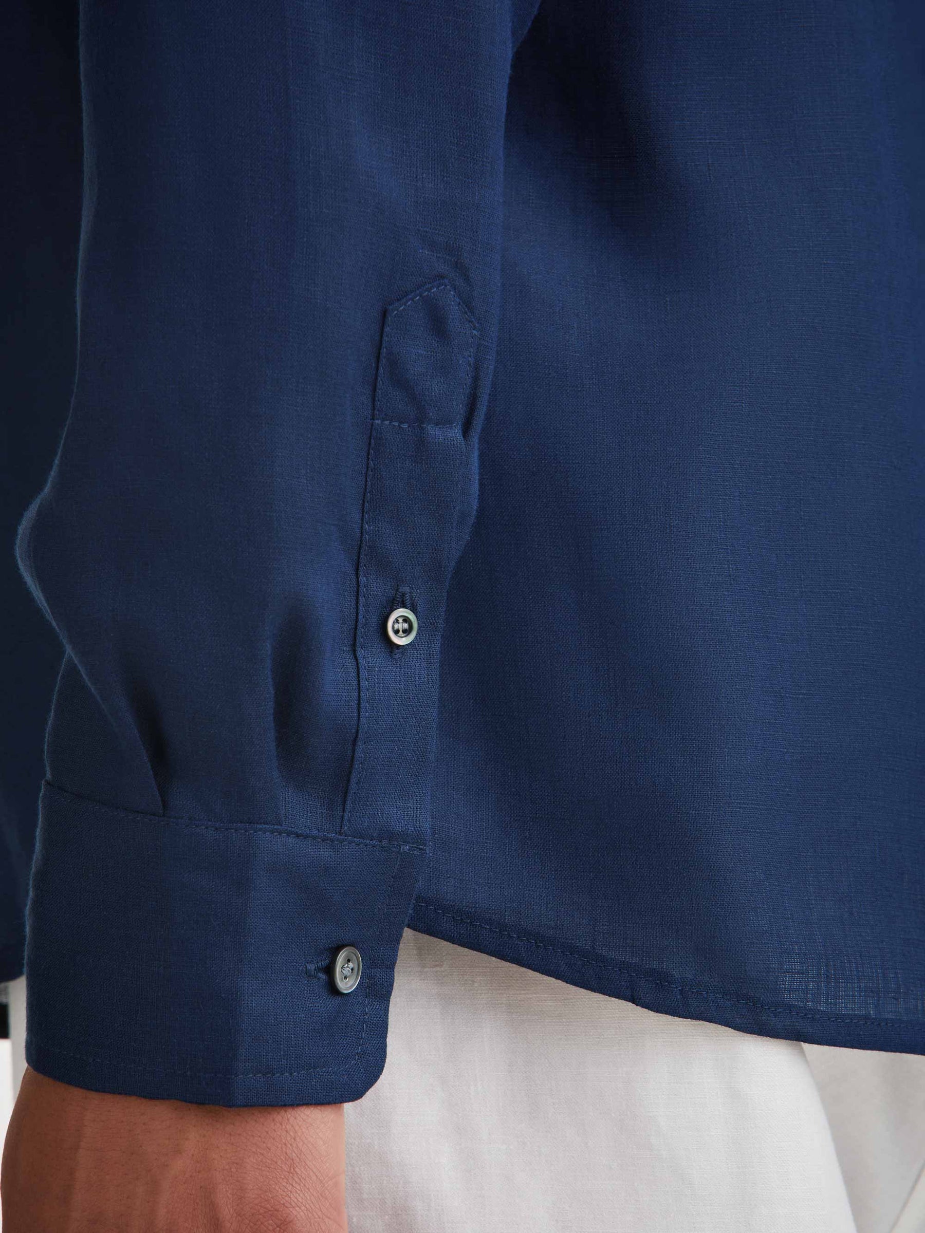Men's Shirt Monaco 2 Linen Navy