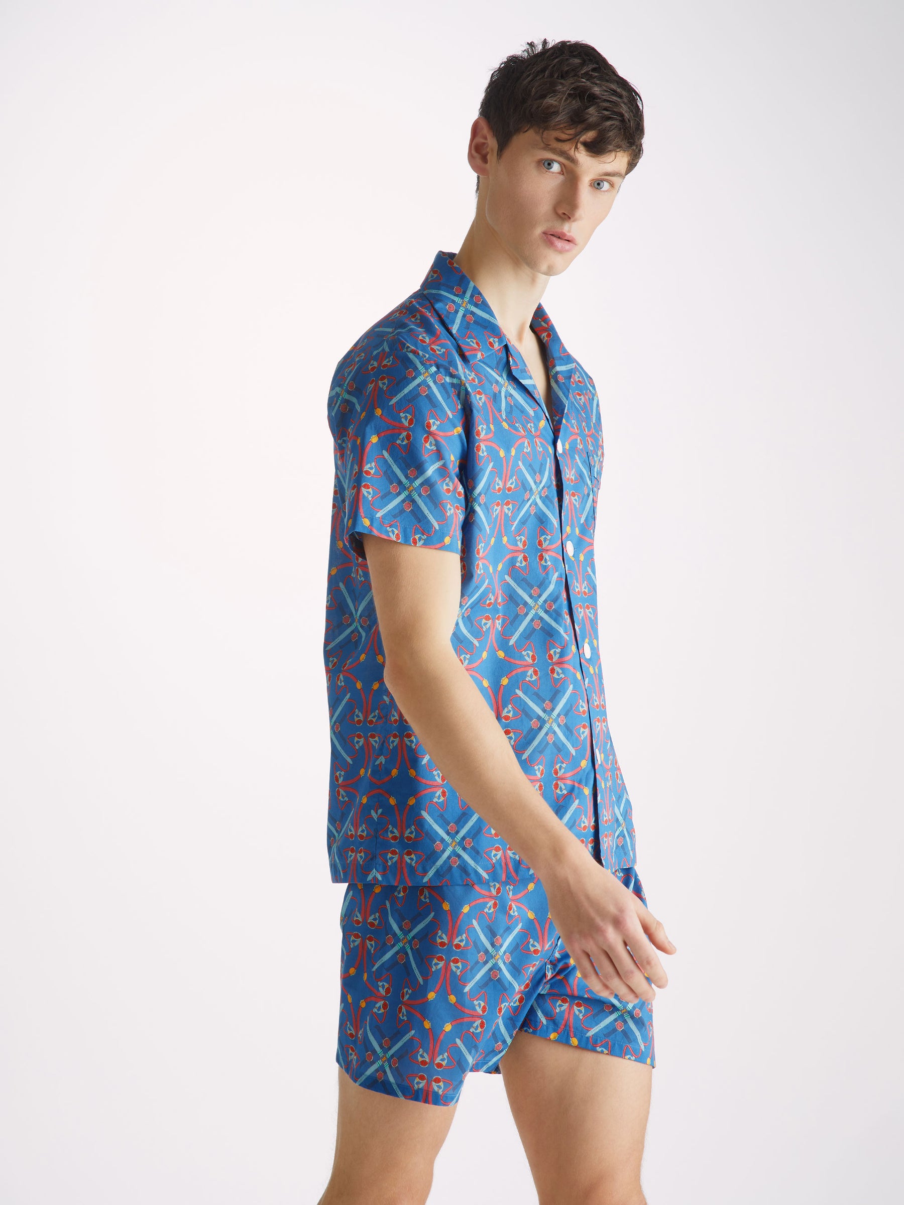 Men's Short Pyjamas Ledbury 64 Cotton Batiste Multi