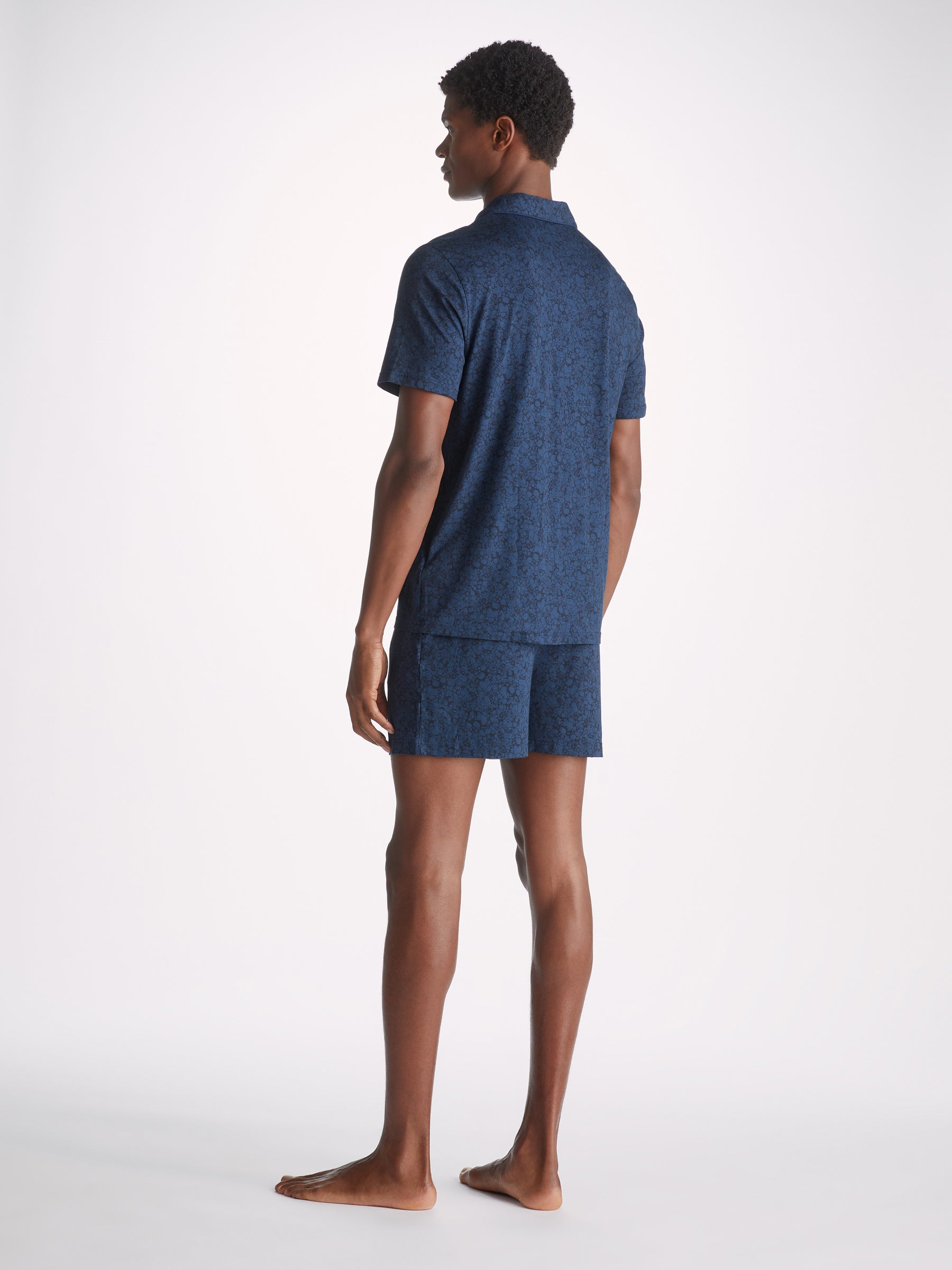 Men's Short Pyjamas London 10 Micro Modal Navy