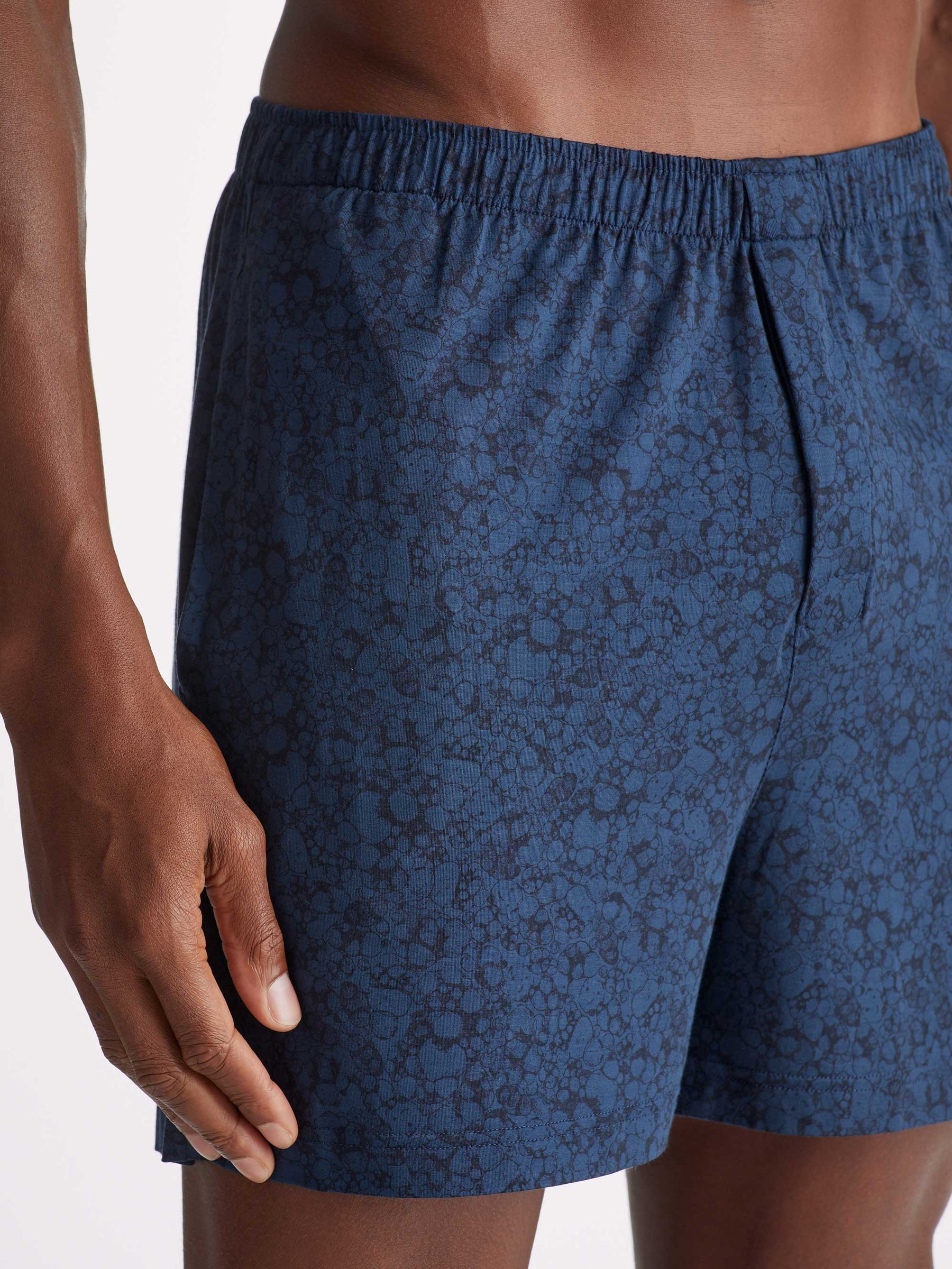 Men's Short Pyjamas London 10 Micro Modal Navy