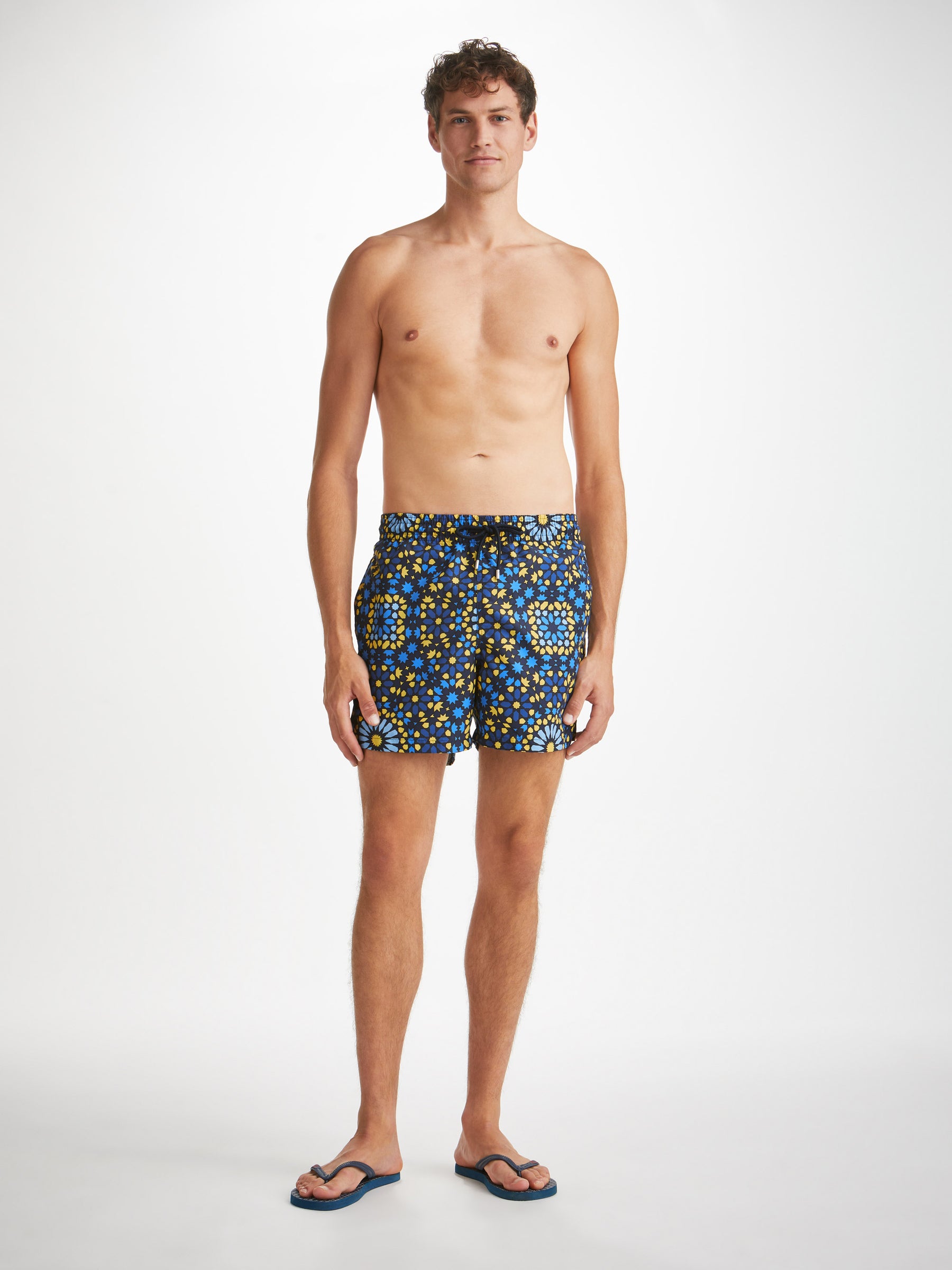 Men's Short Swim Shorts Tropez 15 Navy