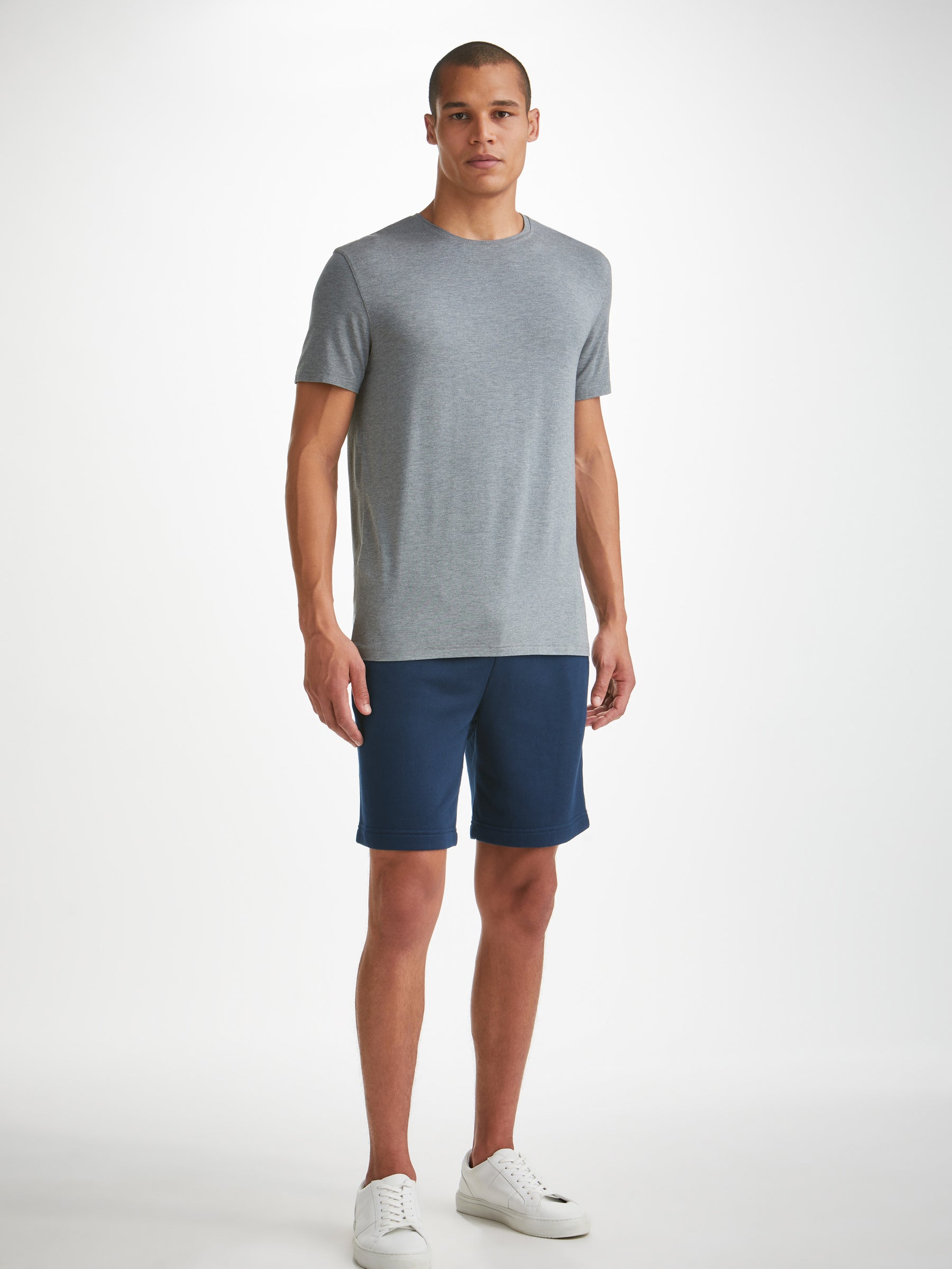 Men's Sweat Shorts Quinn Cotton Modal Navy
