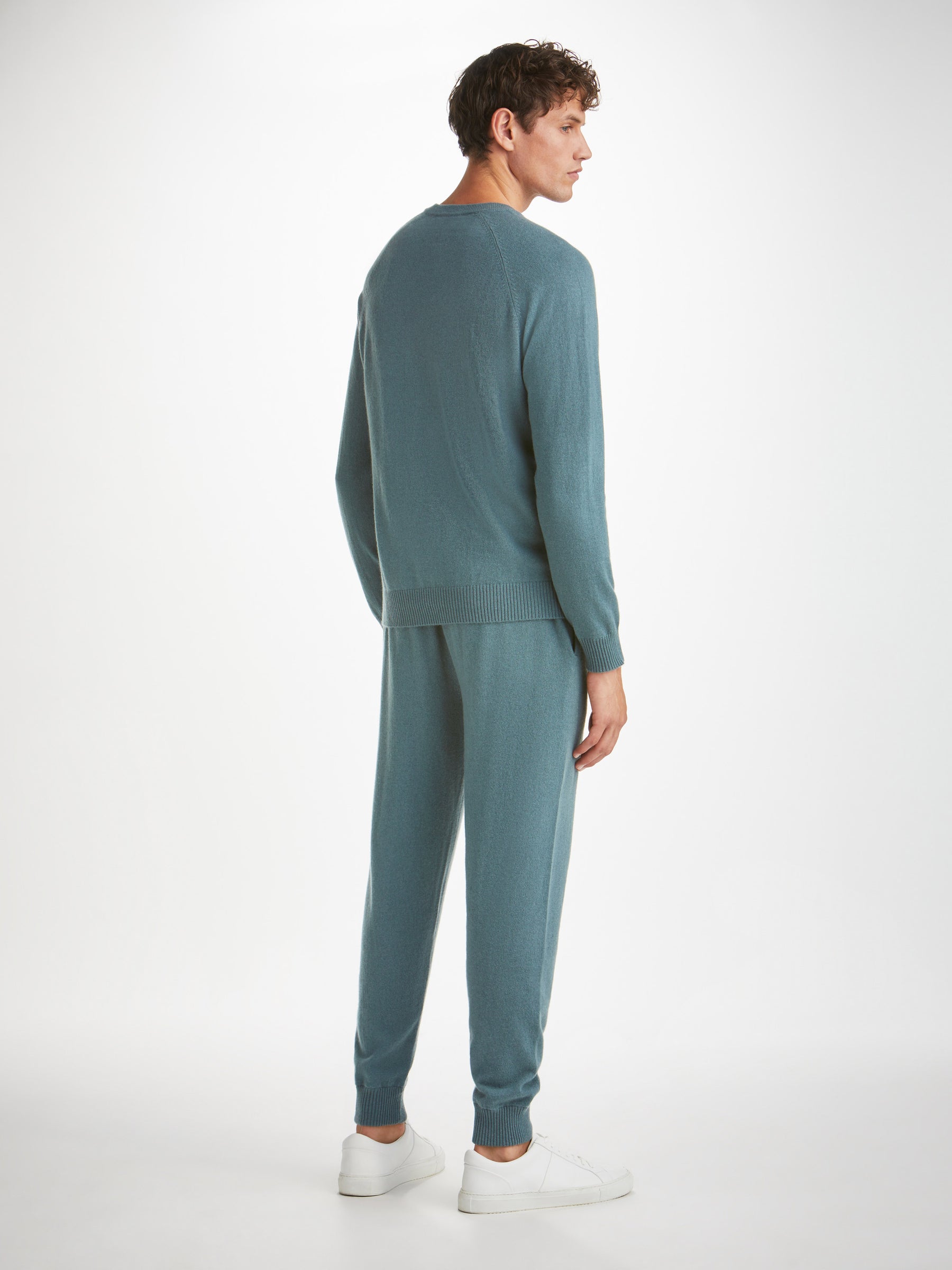 Men's Sweater Finley Cashmere Teal