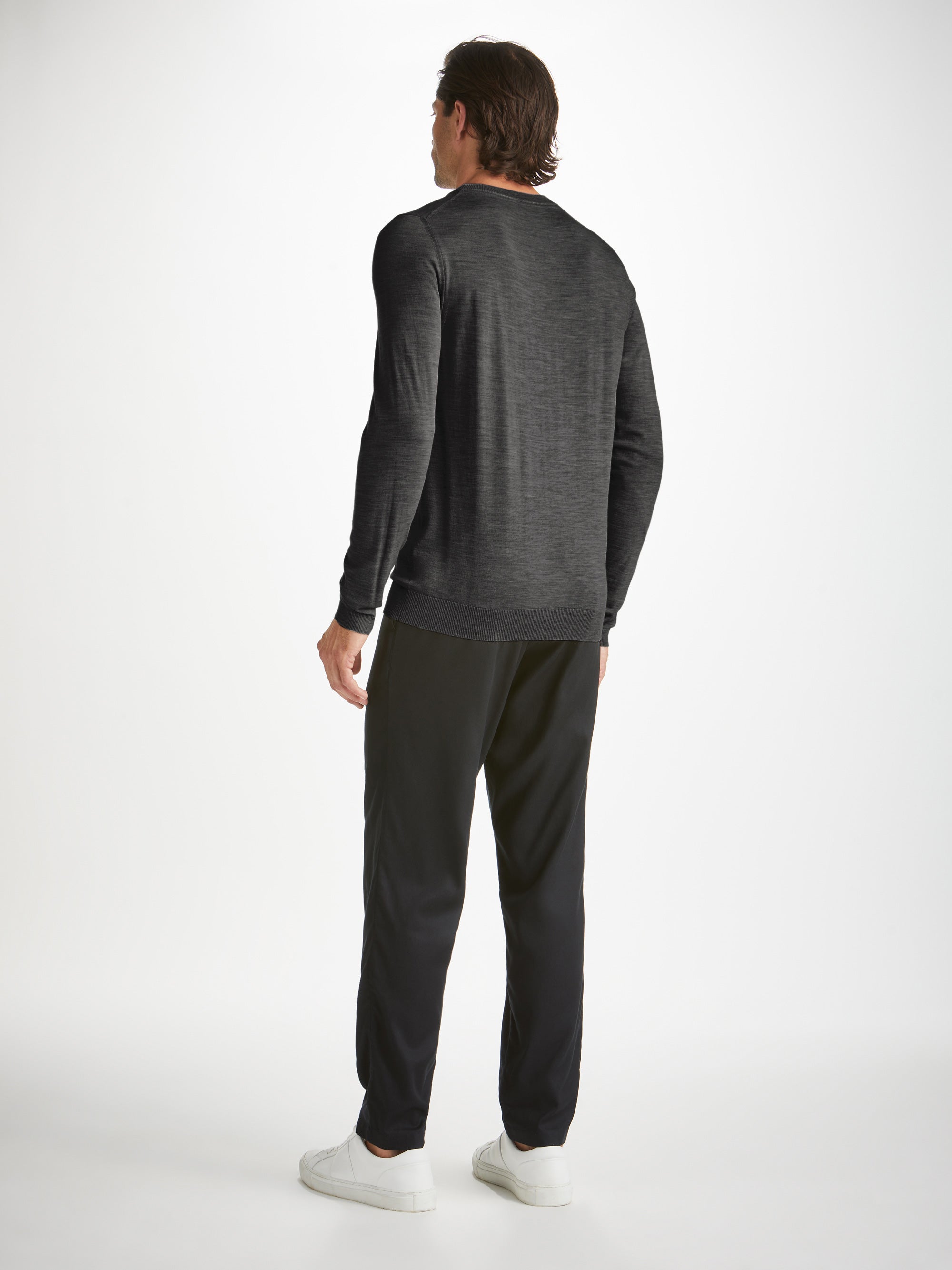 Men's Sweater Orson Merino Wool Charcoal