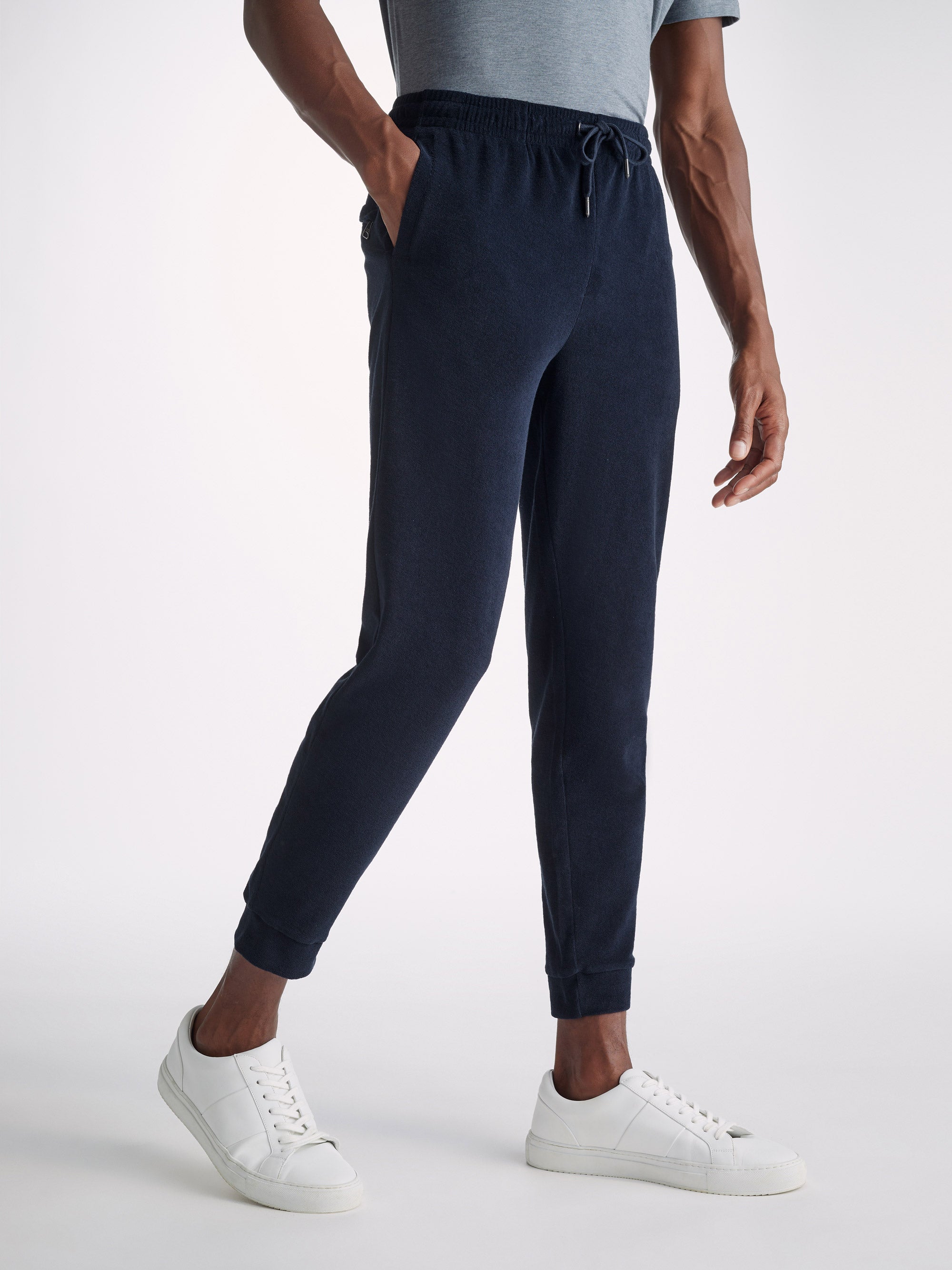 Men's Sweatpants Isaac Terry Cotton Navy