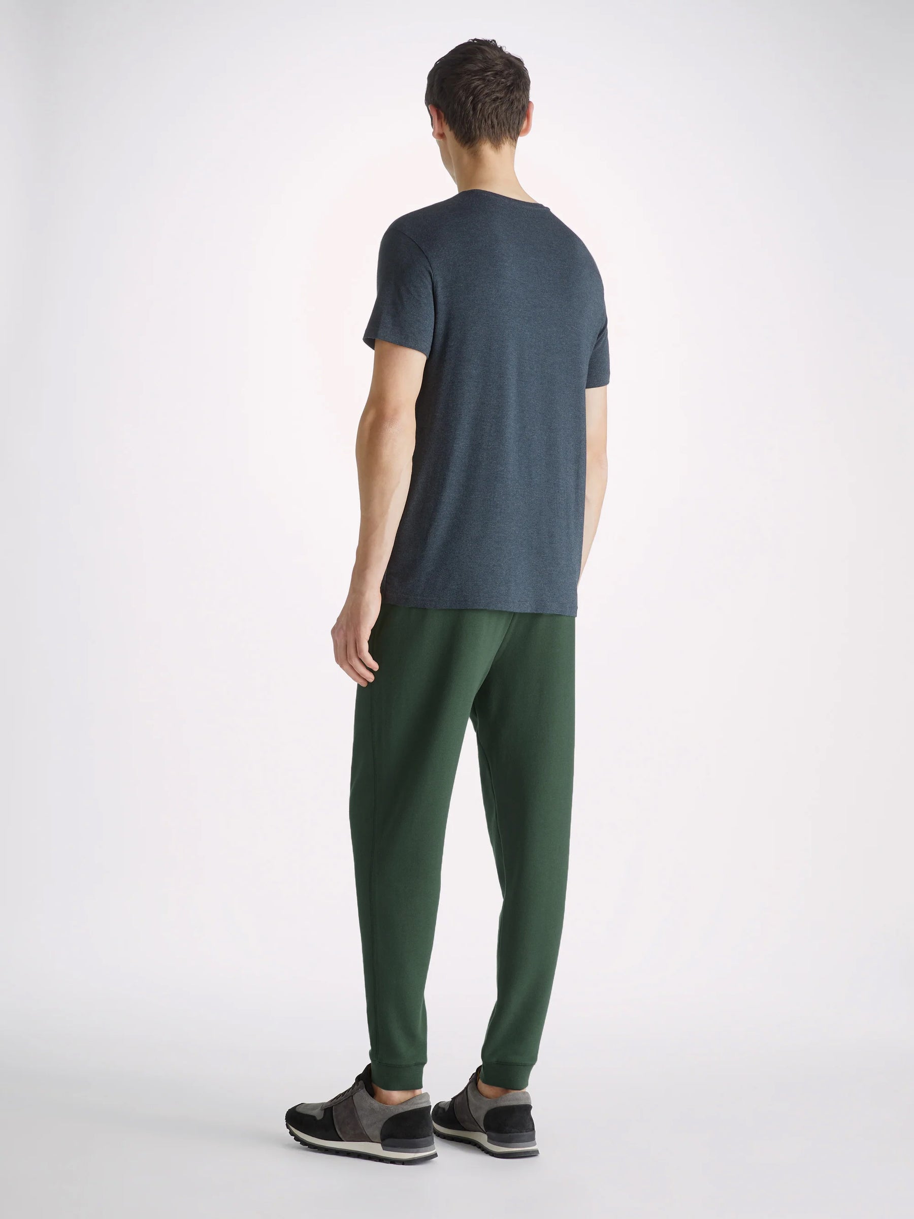 Men's Sweatpants Quinn Cotton Modal Hunter Green