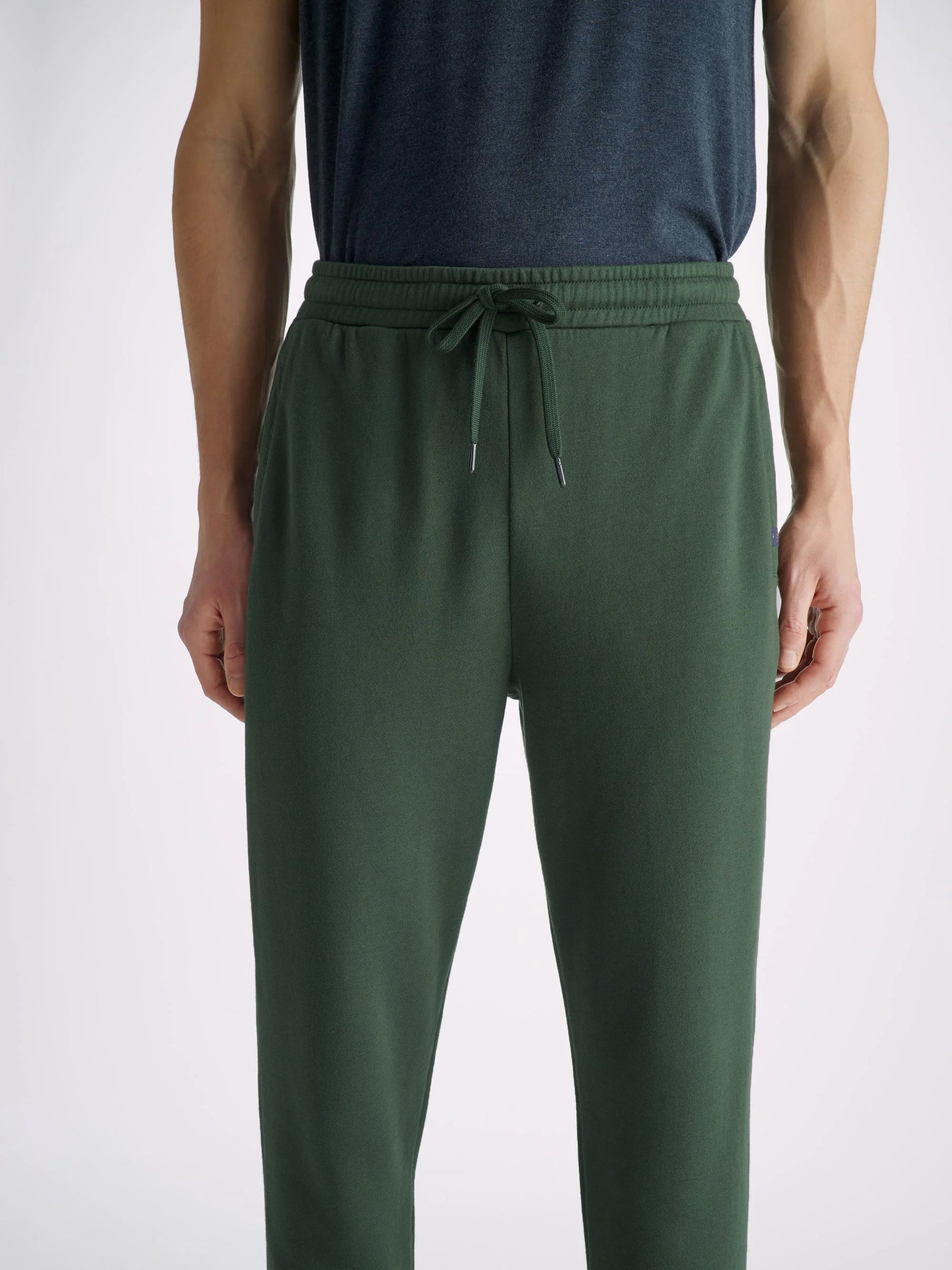 Men's Sweatpants Quinn Cotton Modal Hunter Green