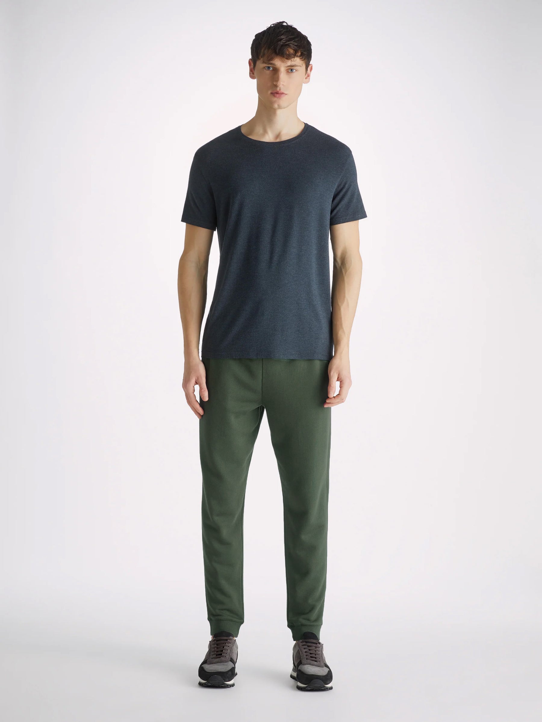 Men's Sweatpants Quinn Cotton Modal Hunter Green