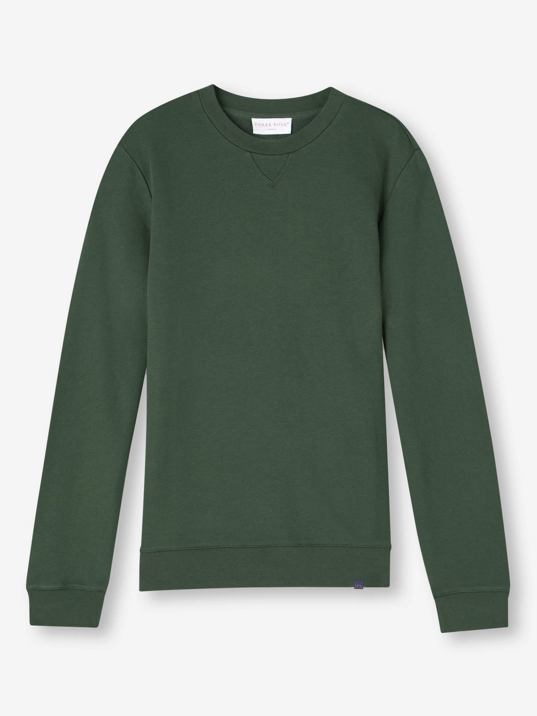 Men's Sweatshirt Quinn Cotton Modal Hunter Green