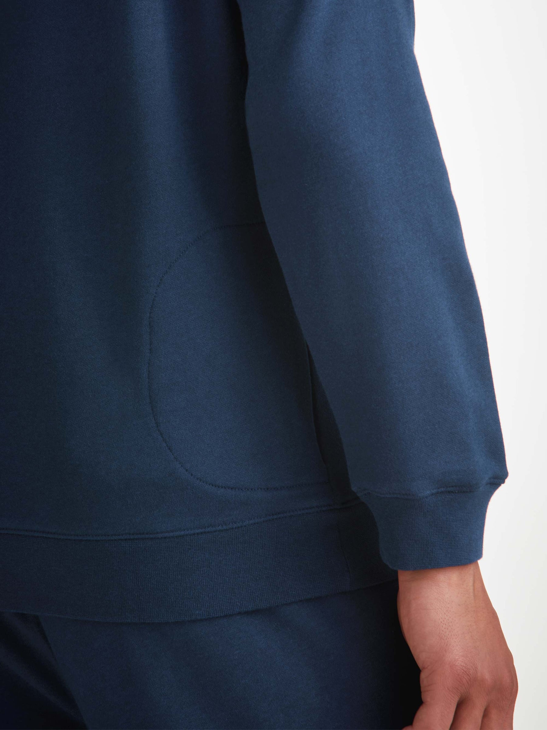 Men's Sweatshirt Quinn Cotton Modal Navy
