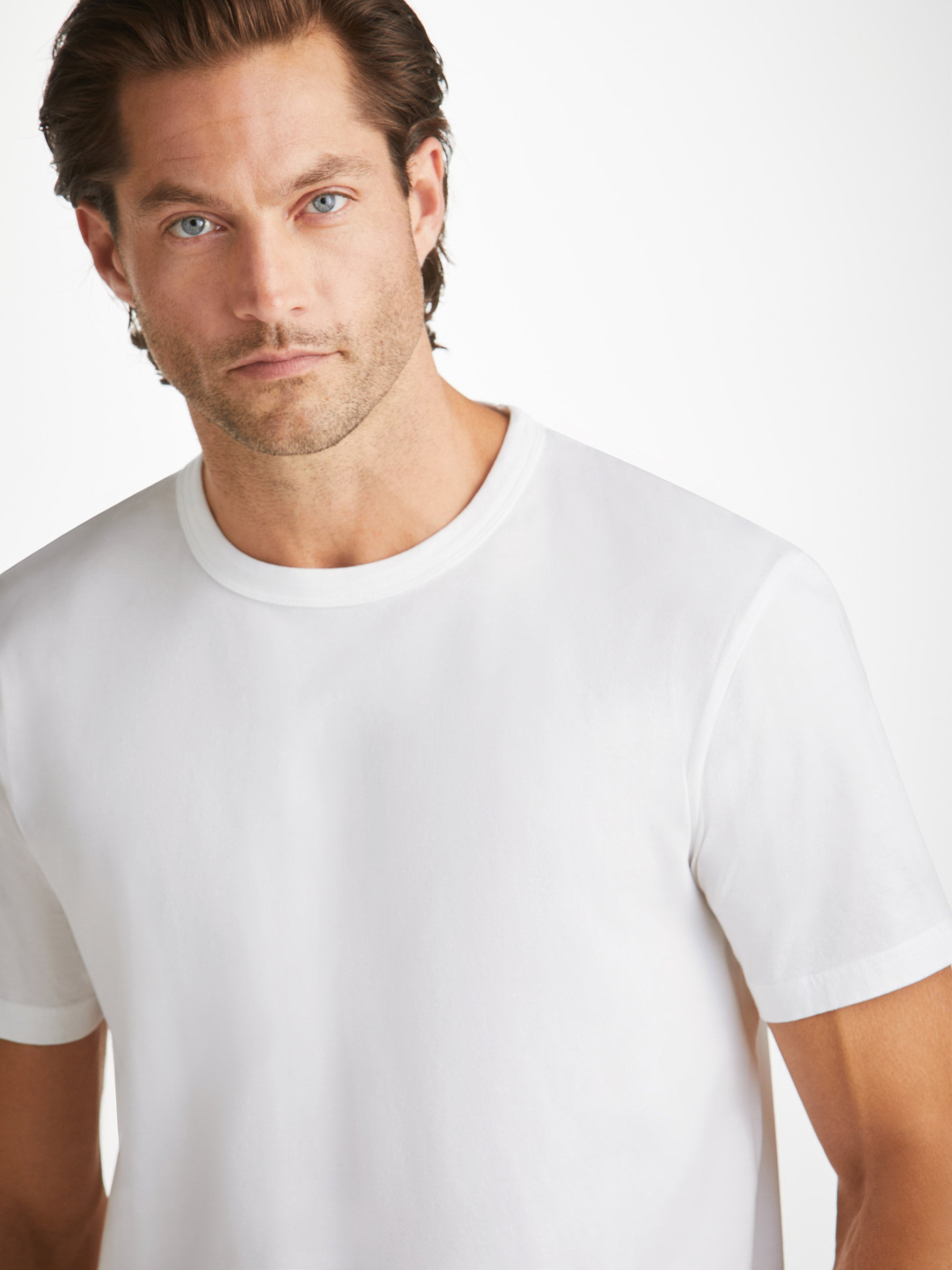 Men's T-Shirt Barny Pima Cotton White