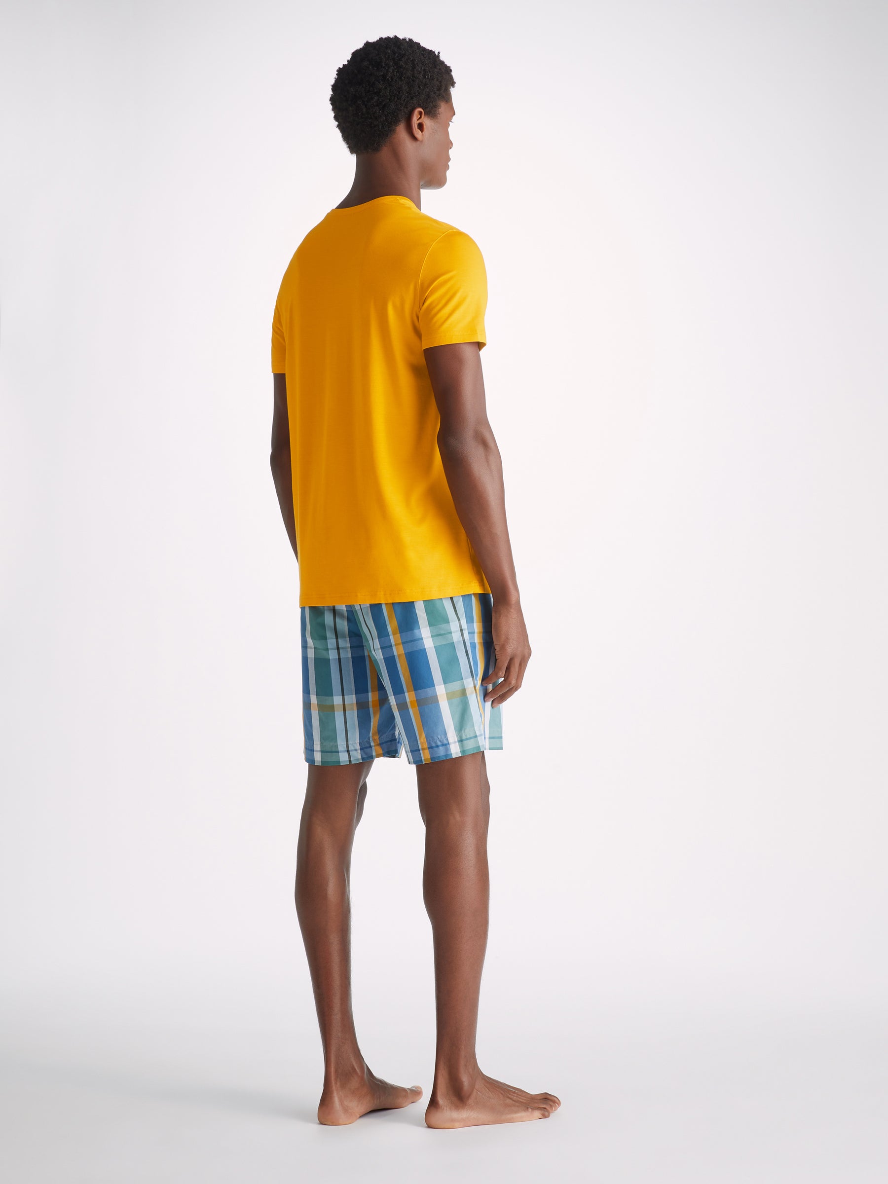 Men's T-Shirt Basel Micro Modal Stretch Saffron