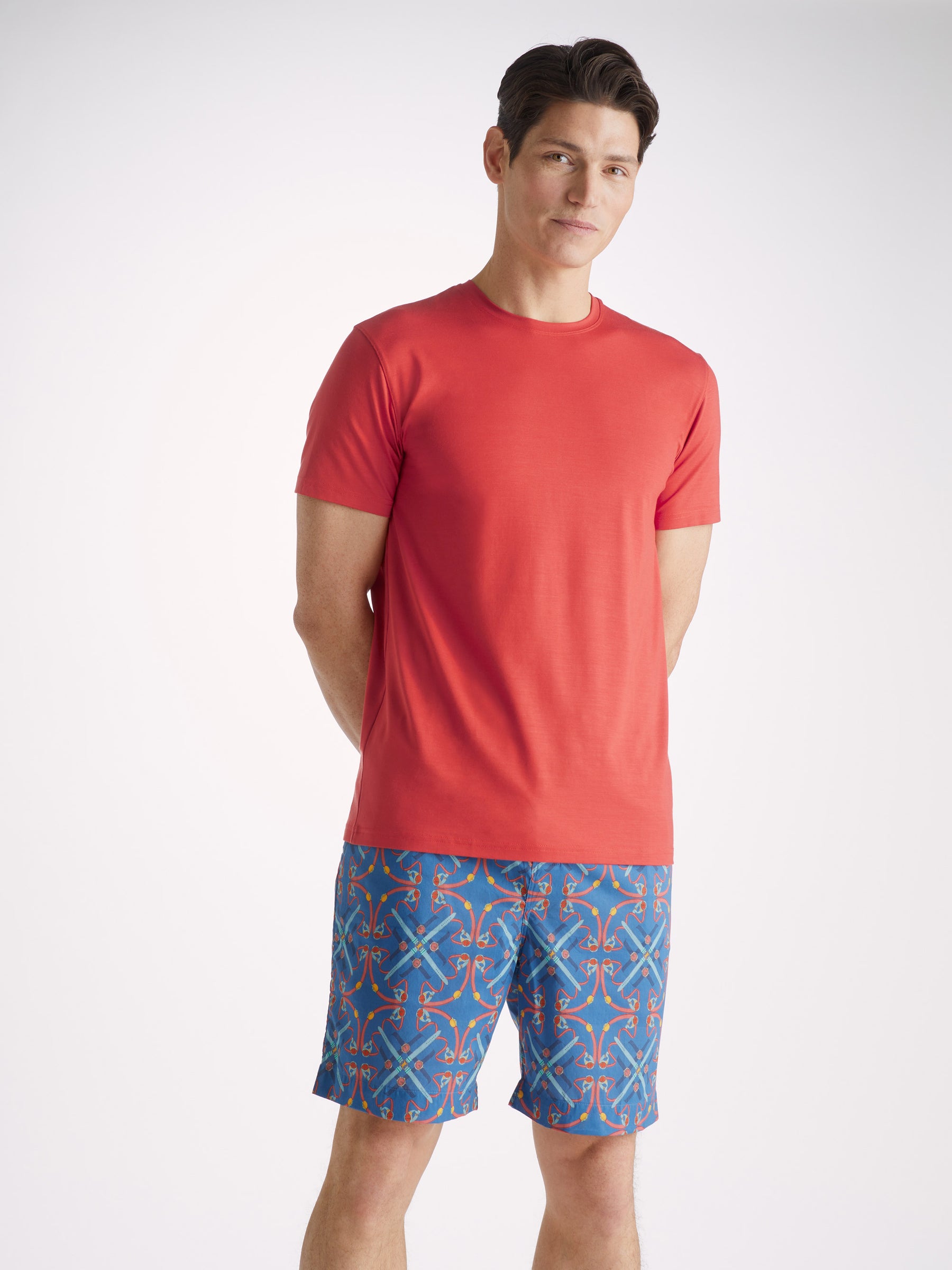 Men's T-Shirt Basel Micro Modal Stretch Paprika