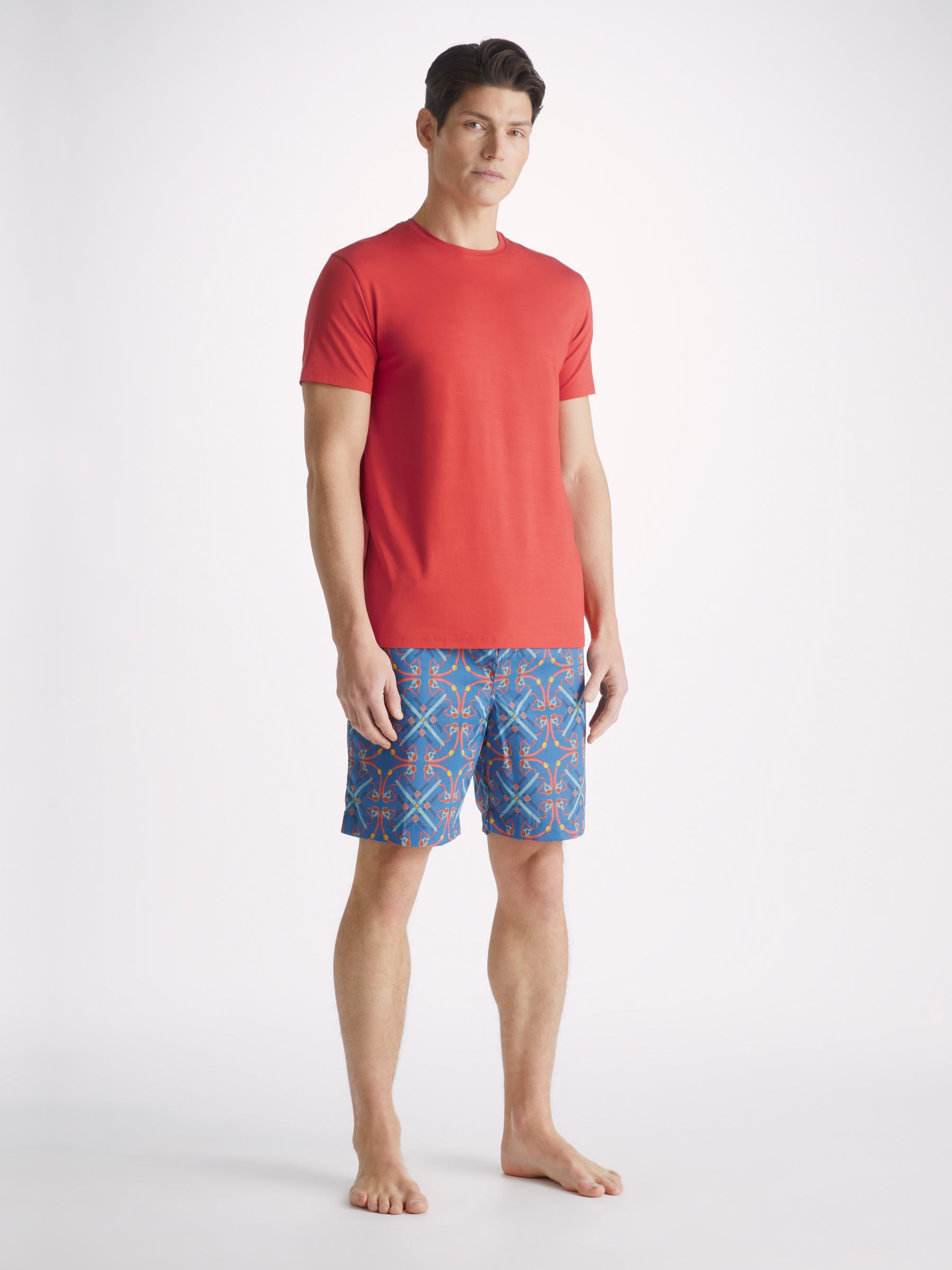 Men's T-Shirt Basel Micro Modal Stretch Paprika