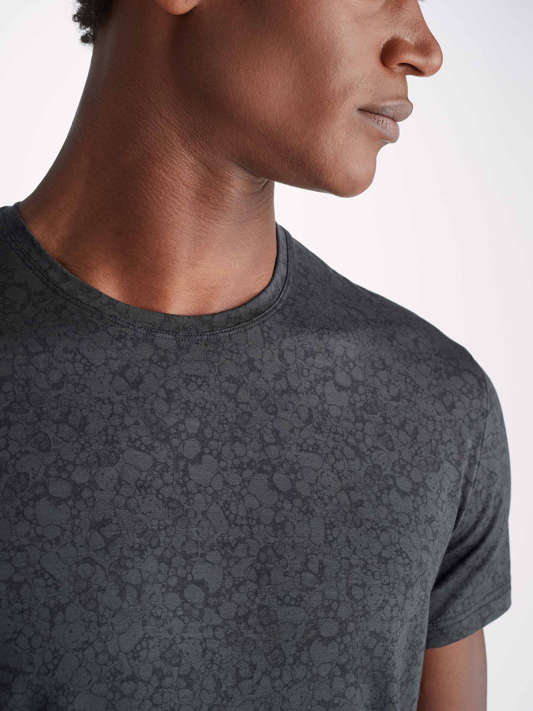 Men's T-Shirt London 10 Micro Modal Black