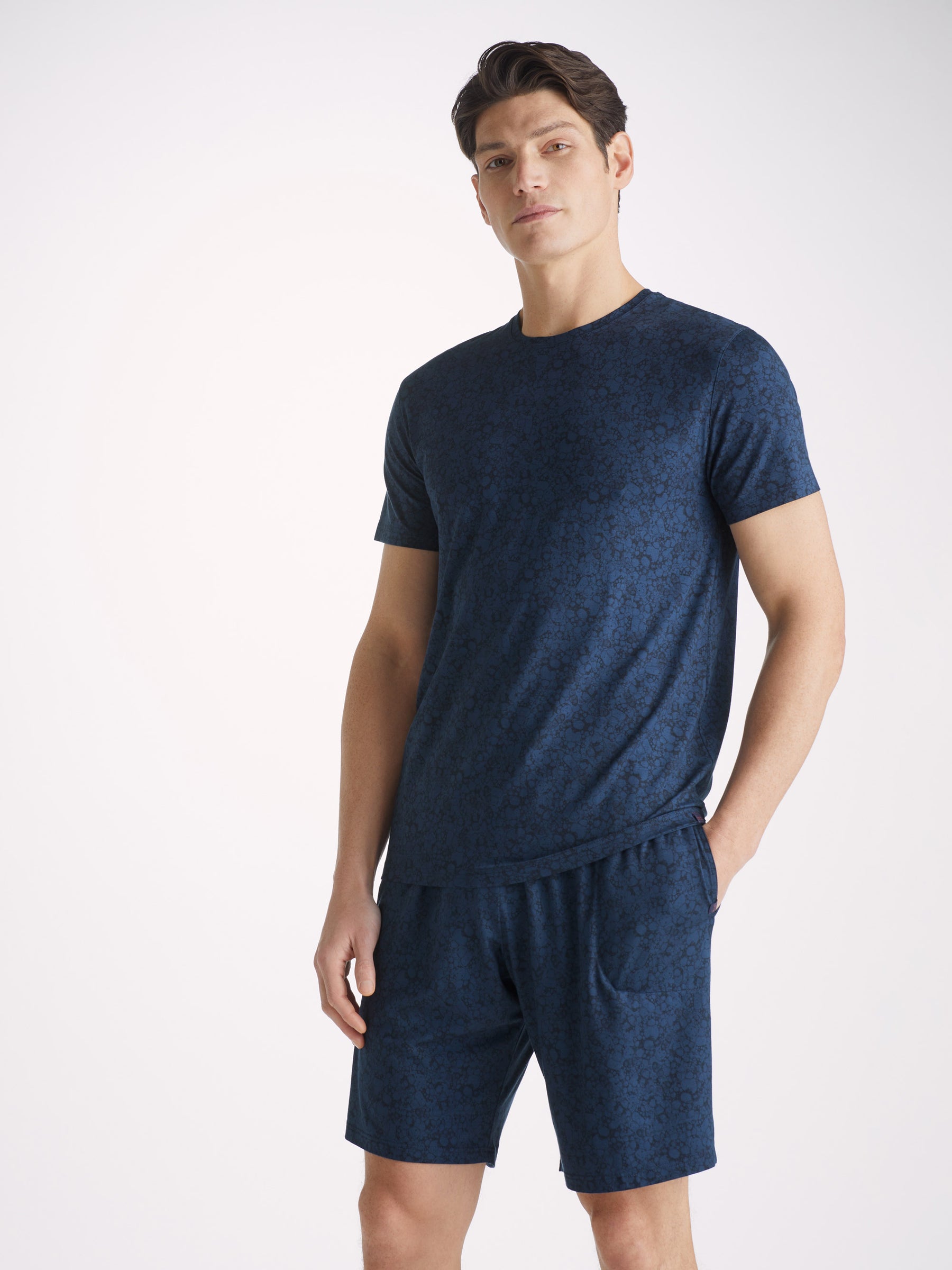 Men's T-Shirt London 10 Micro Modal Navy