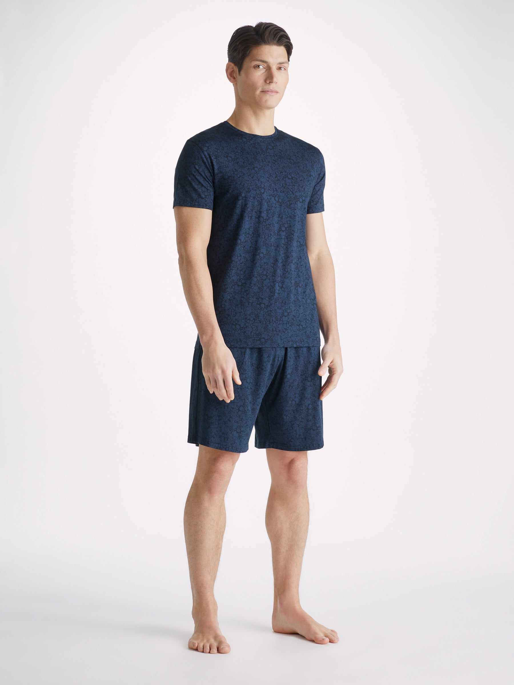 Men's T-Shirt London 10 Micro Modal Navy