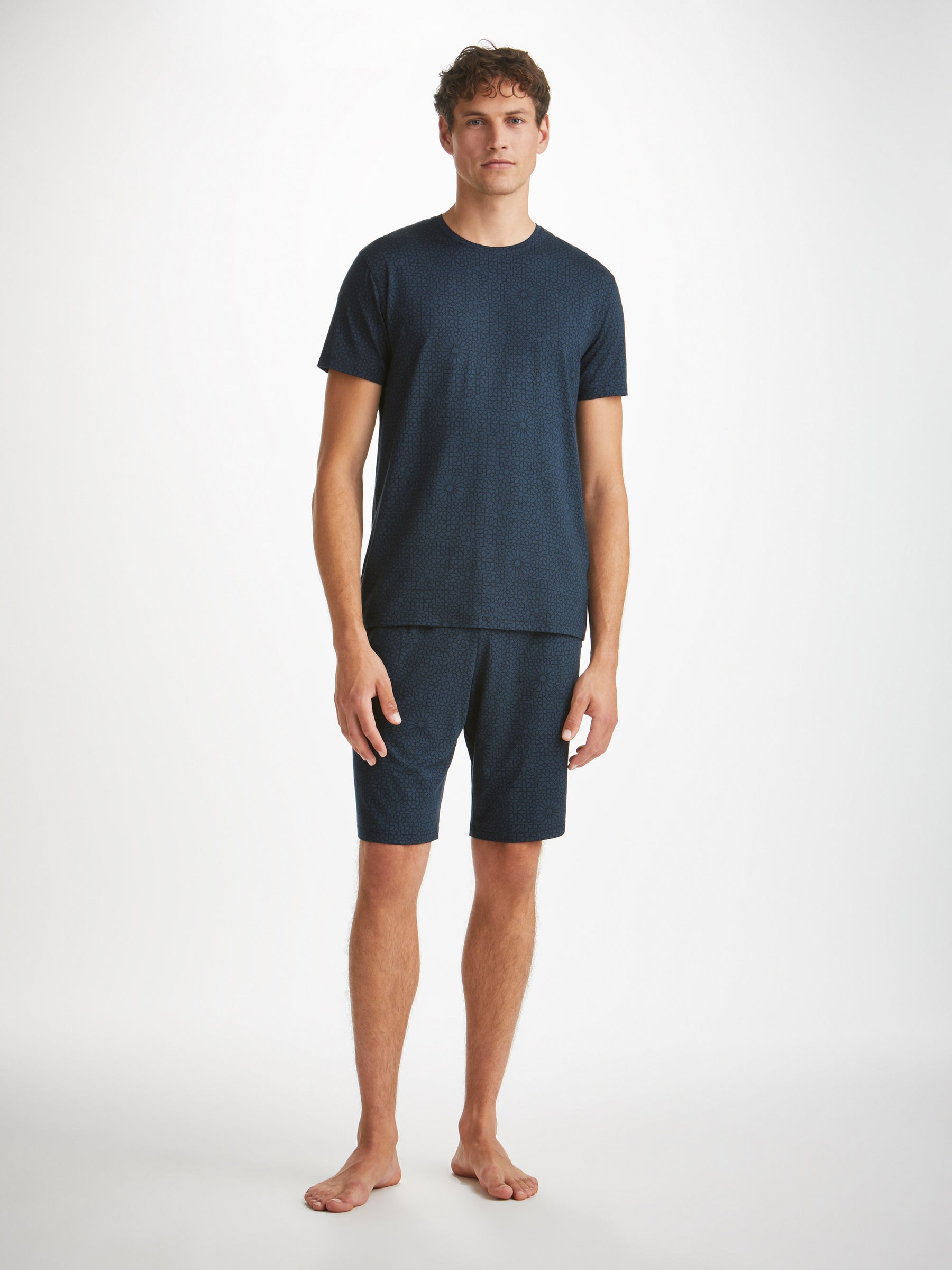 Men's T-Shirt London 12 Micro Modal Navy