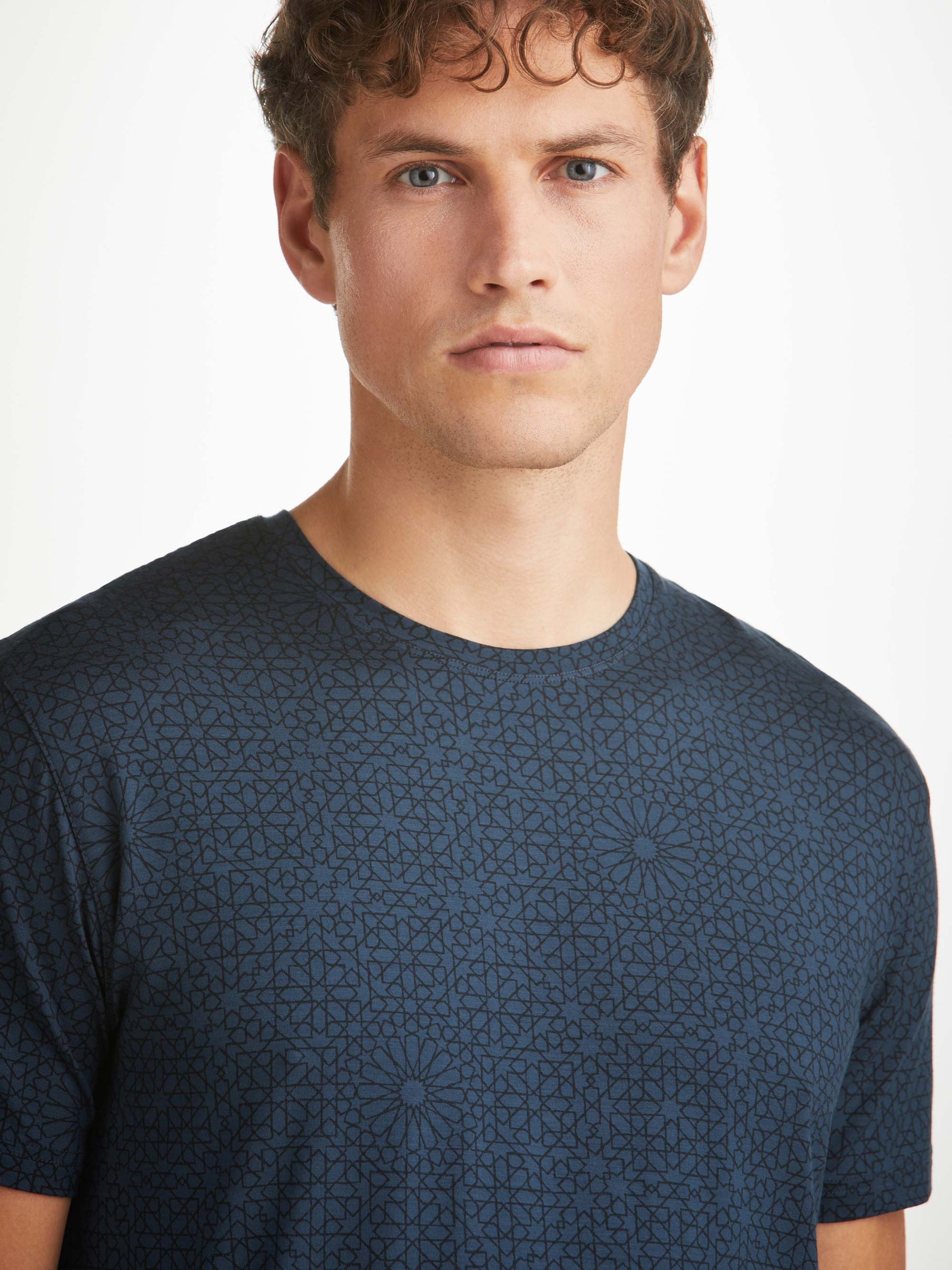 Men's T-Shirt London 12 Micro Modal Navy
