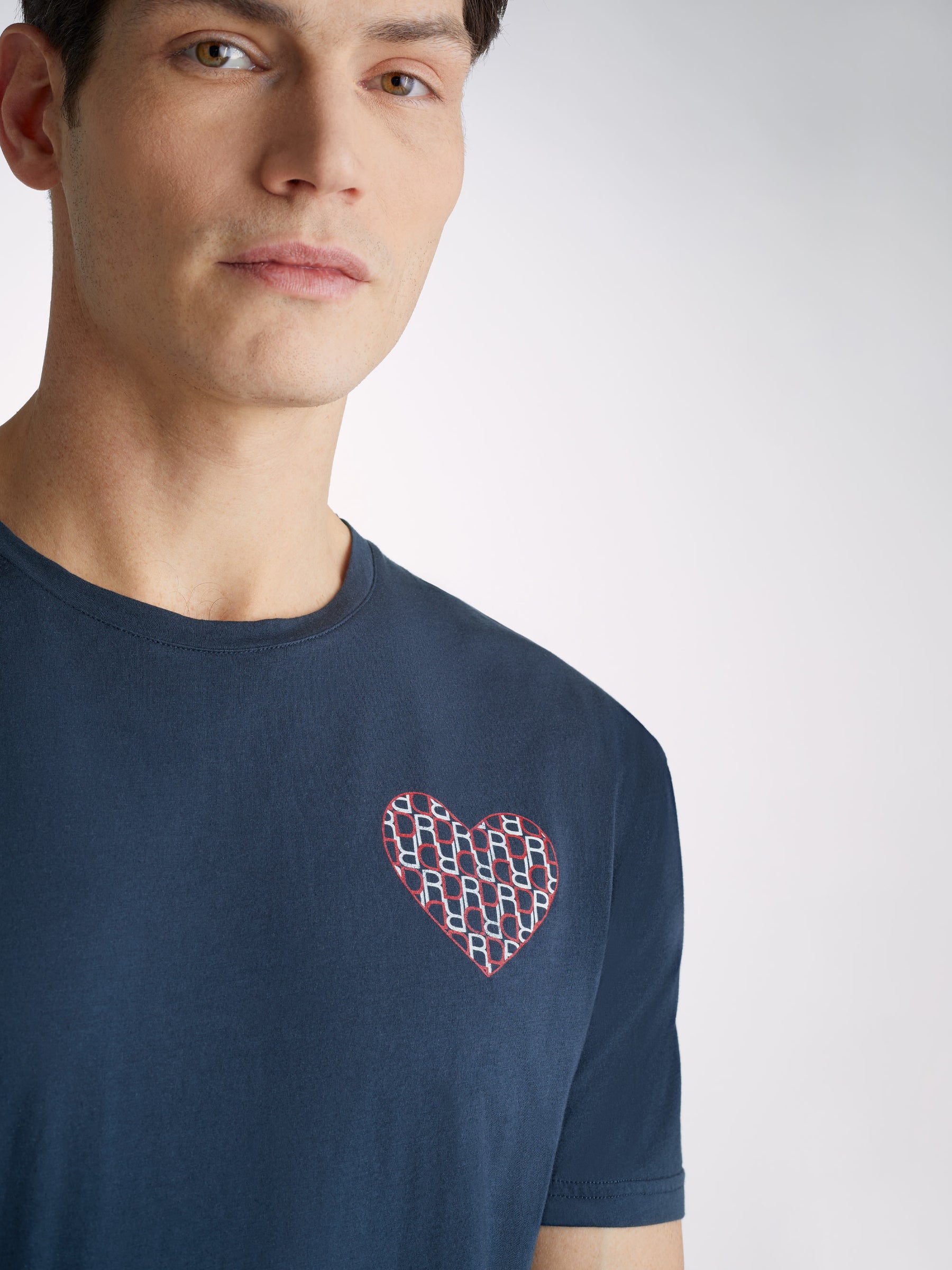 Men's T-Shirt Ripley 15 Pima Cotton Navy