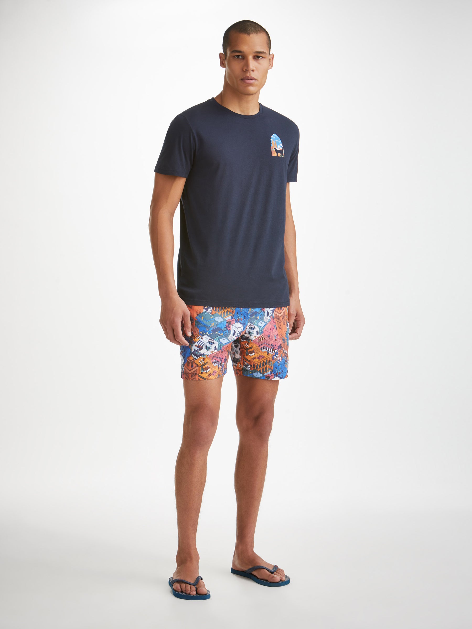 Men's T-Shirt Ripley 18 Pima Cotton Navy