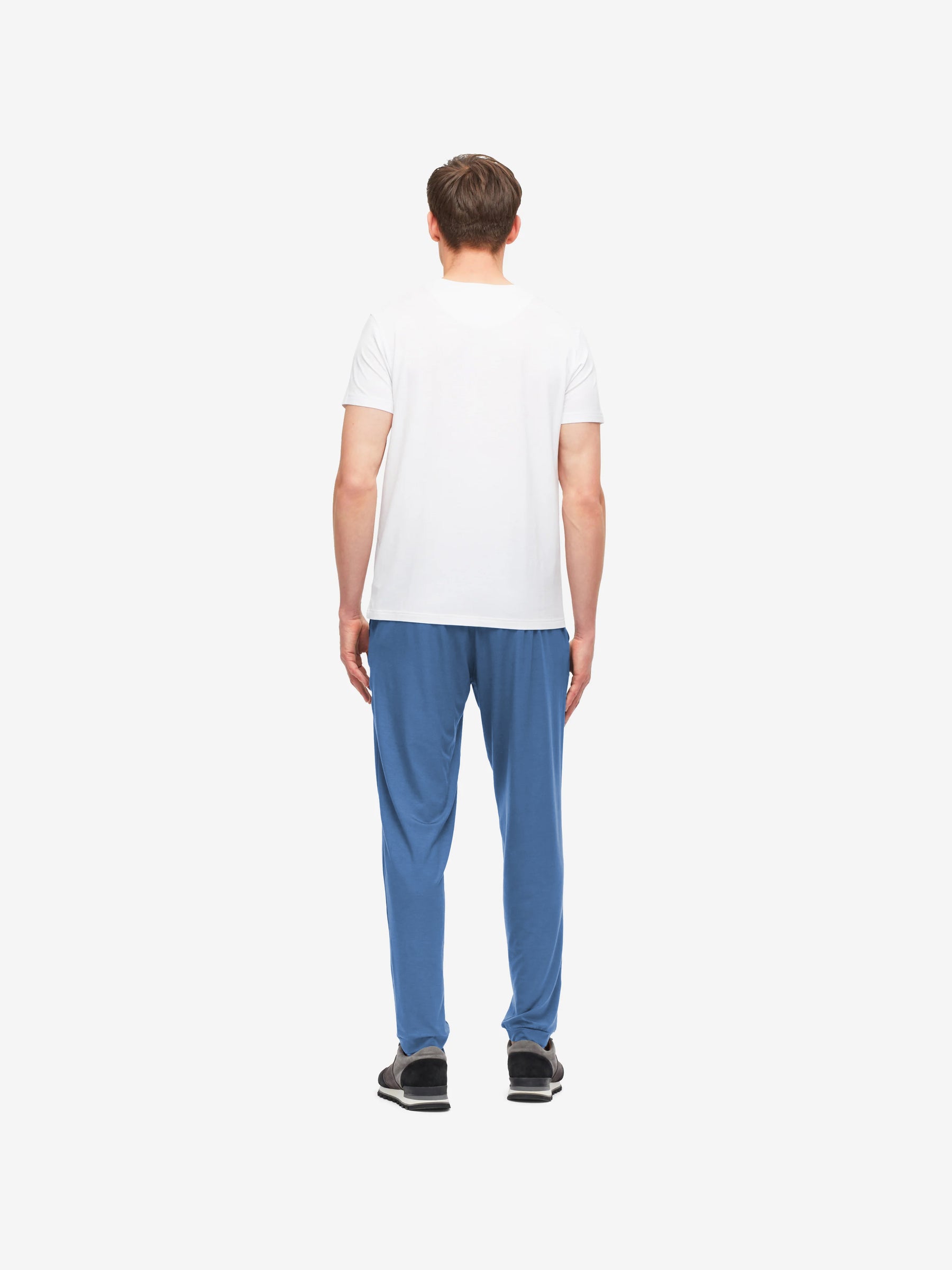 Men's Track Pants Basel Micro Modal Stretch Storm Blue