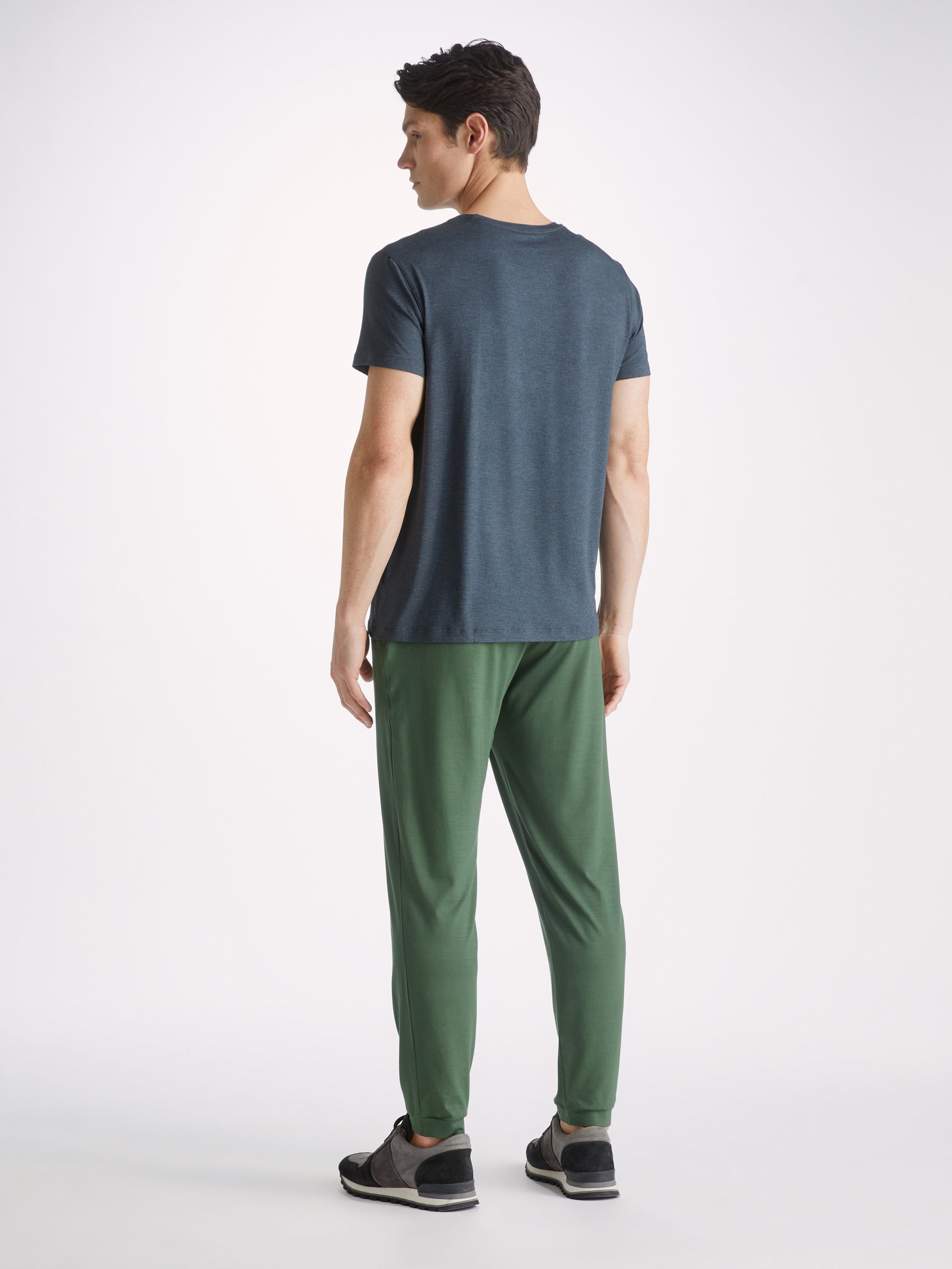 Men's Track Pants Basel Micro Modal Stretch Hunter Green